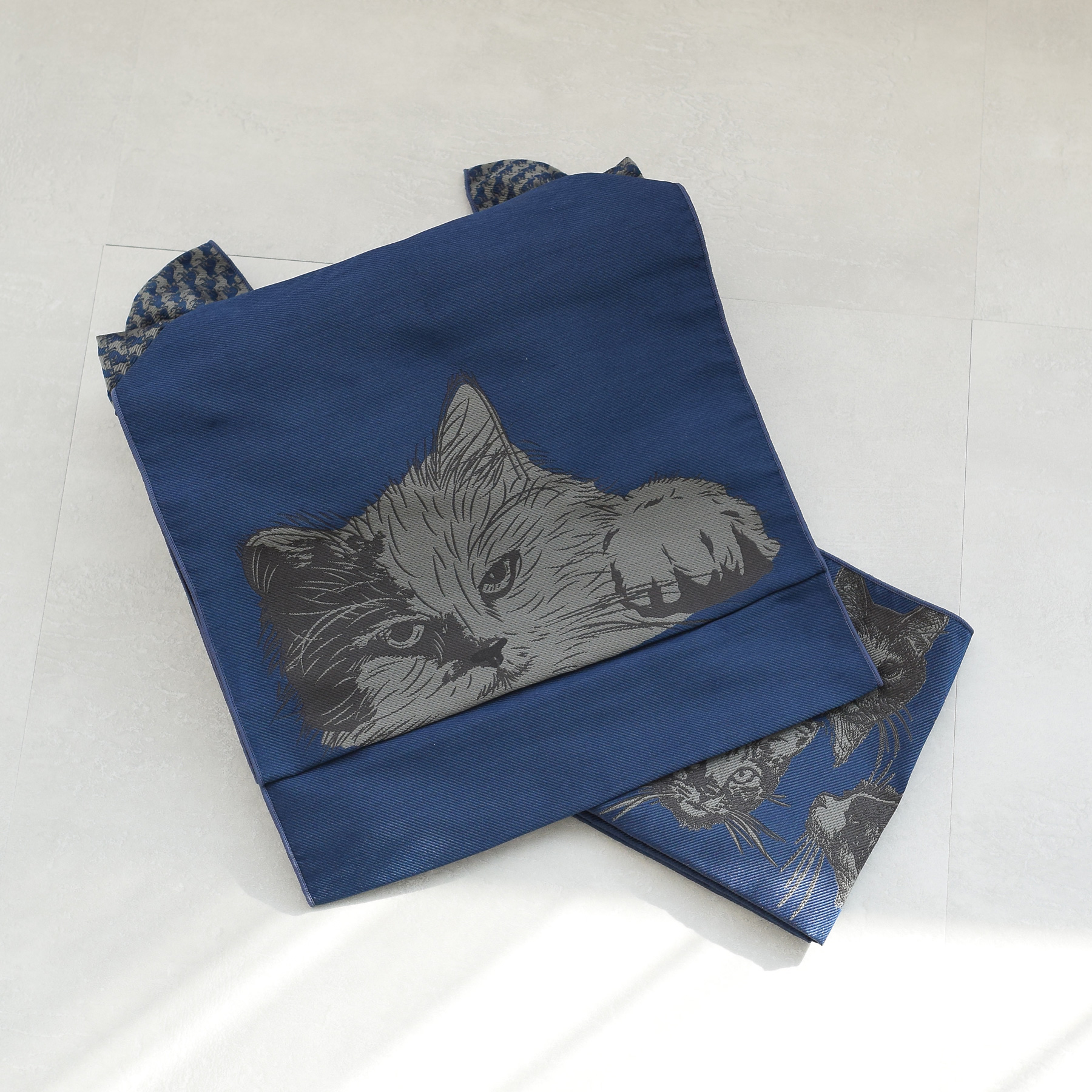 作り帯 レディース ニコアンティーク ペルシャ 猫 CAT 猫作り帯