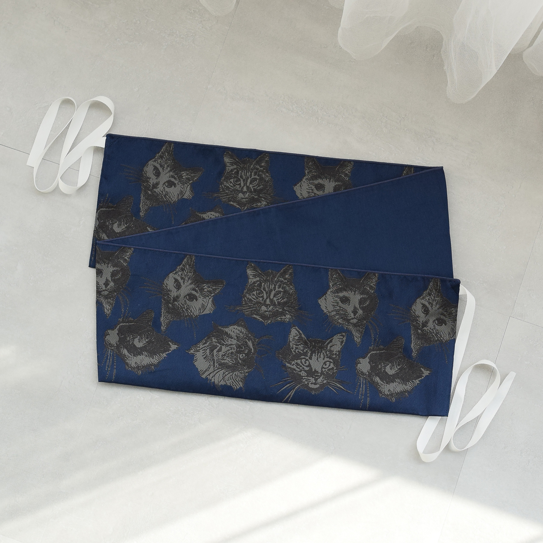 作り帯 レディース ニコアンティーク ペルシャ 猫 CAT 猫作り帯