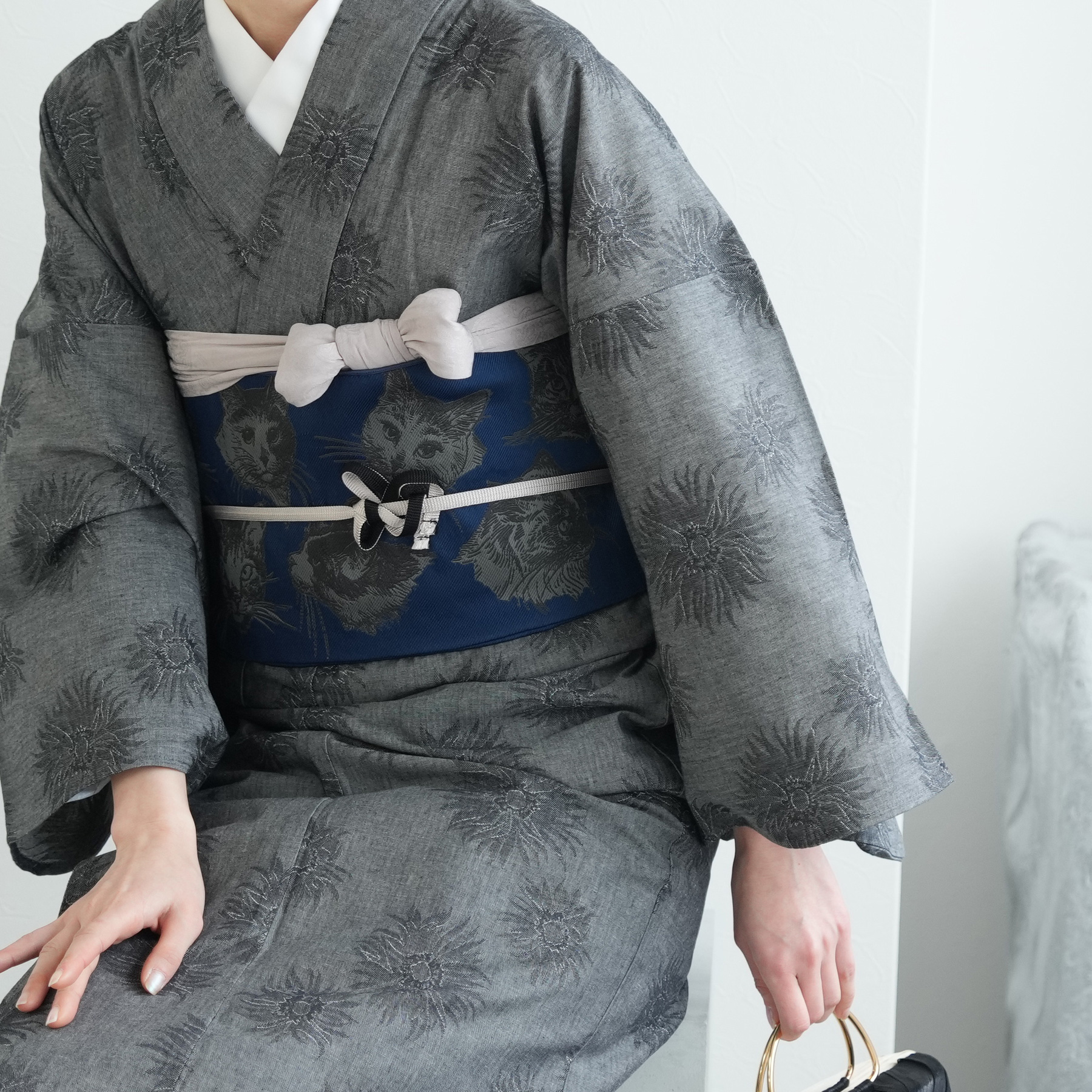 新品【ブルー×グレー】utatane ニコアンティーク モダンアンテナ