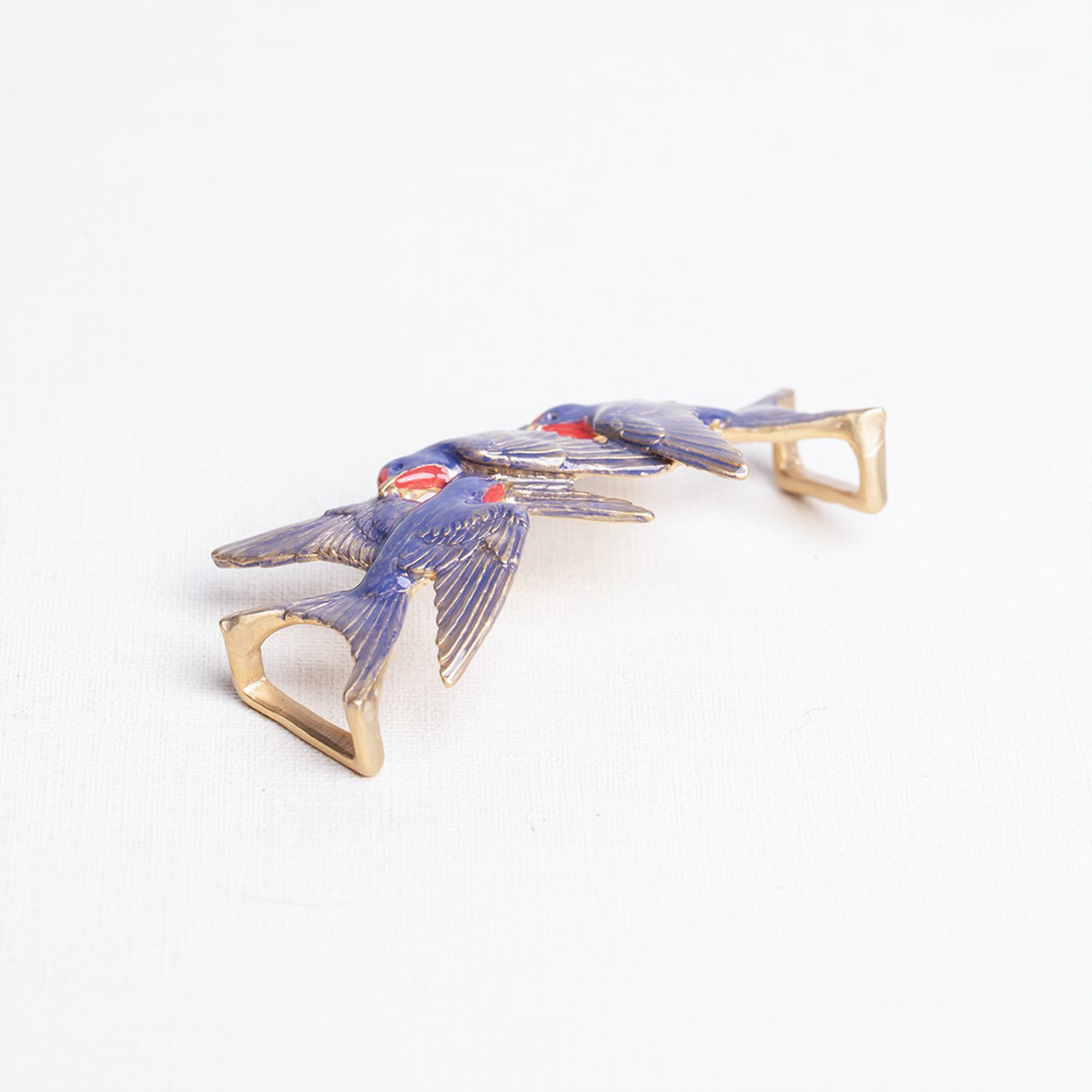帯留め アンティーク風 数-SUU- 飛燕 日本製 国産 ハンドメイド ギフト