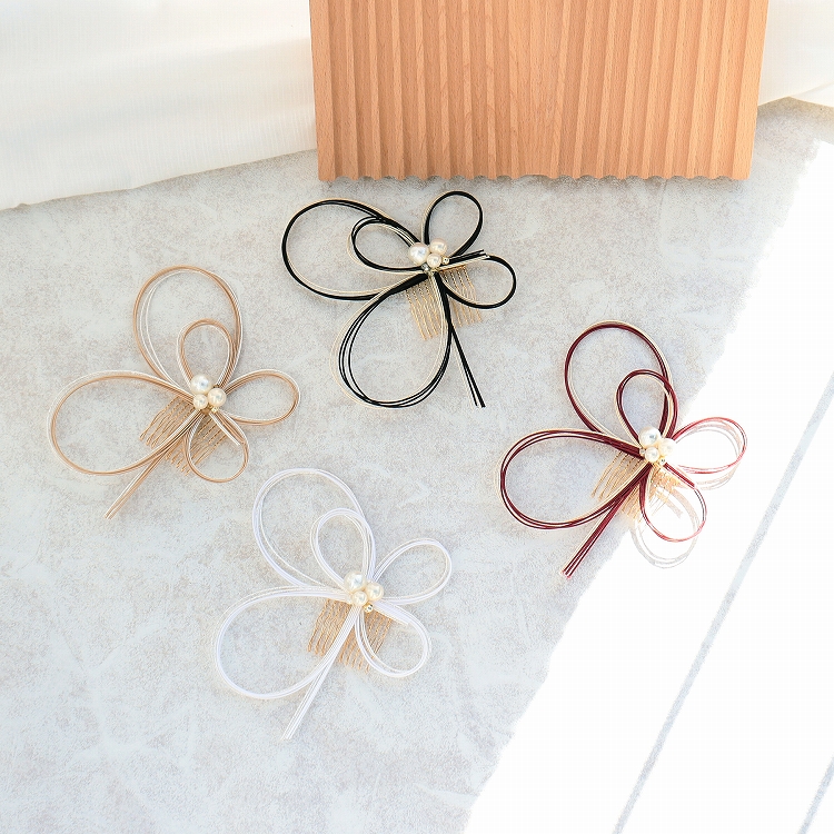 髪飾り 成人式 ヘアアクセ コーム単品 バイカ...の詳細画像1