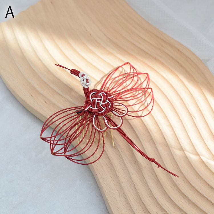 髪飾り 成人式 和装 水引 卒業式 袴 レトロ...の詳細画像2