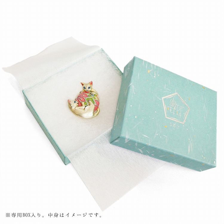 羽織紐 女性 数-SUU- レトロ 蛸 シルバー系 紫 パープル アンティーク