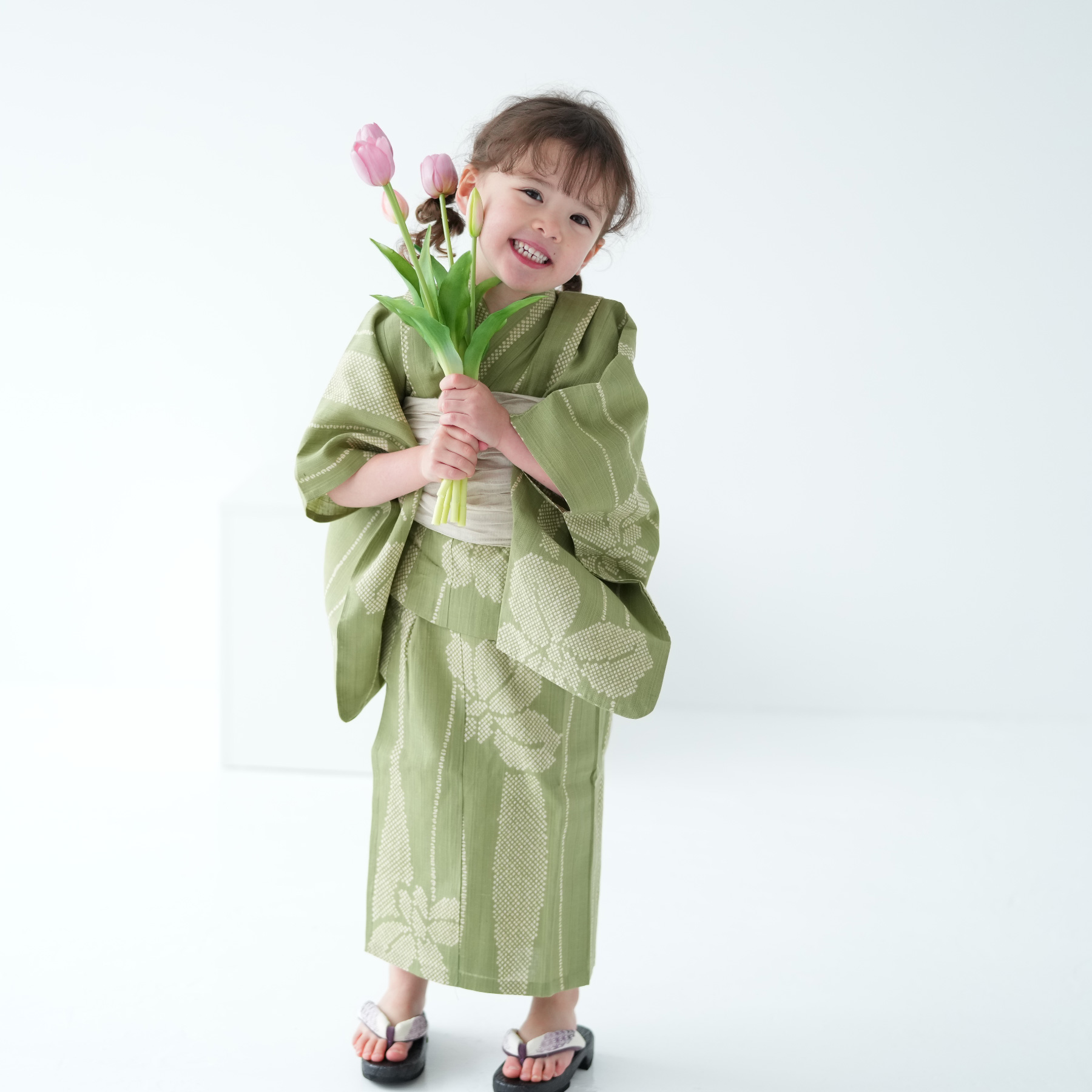utatane 浴衣 子供 女の子 utatane×注染工房 kids 日本製小幅