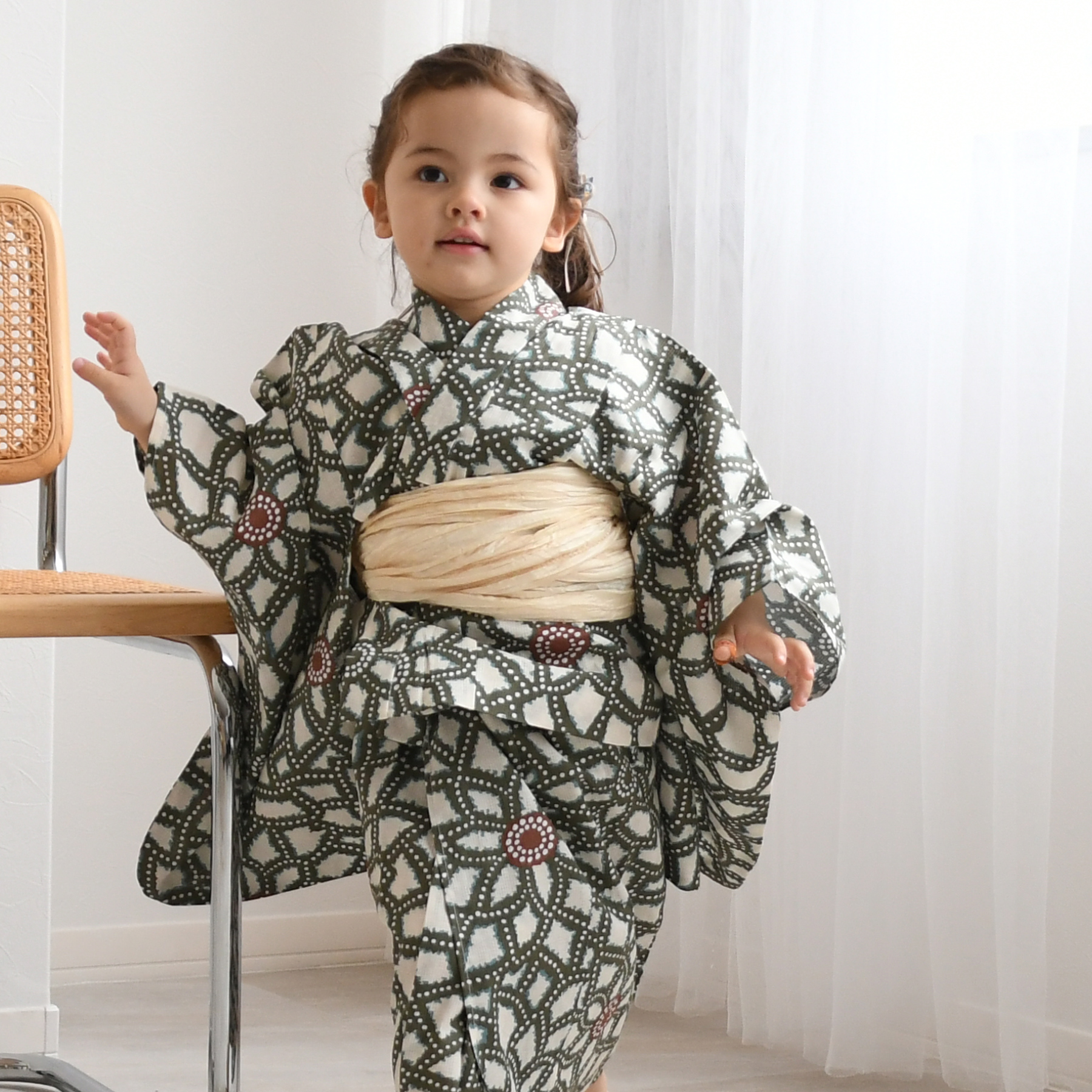utatane 七五三 着物 5歳 男の子 購入 レトロ ジャガード