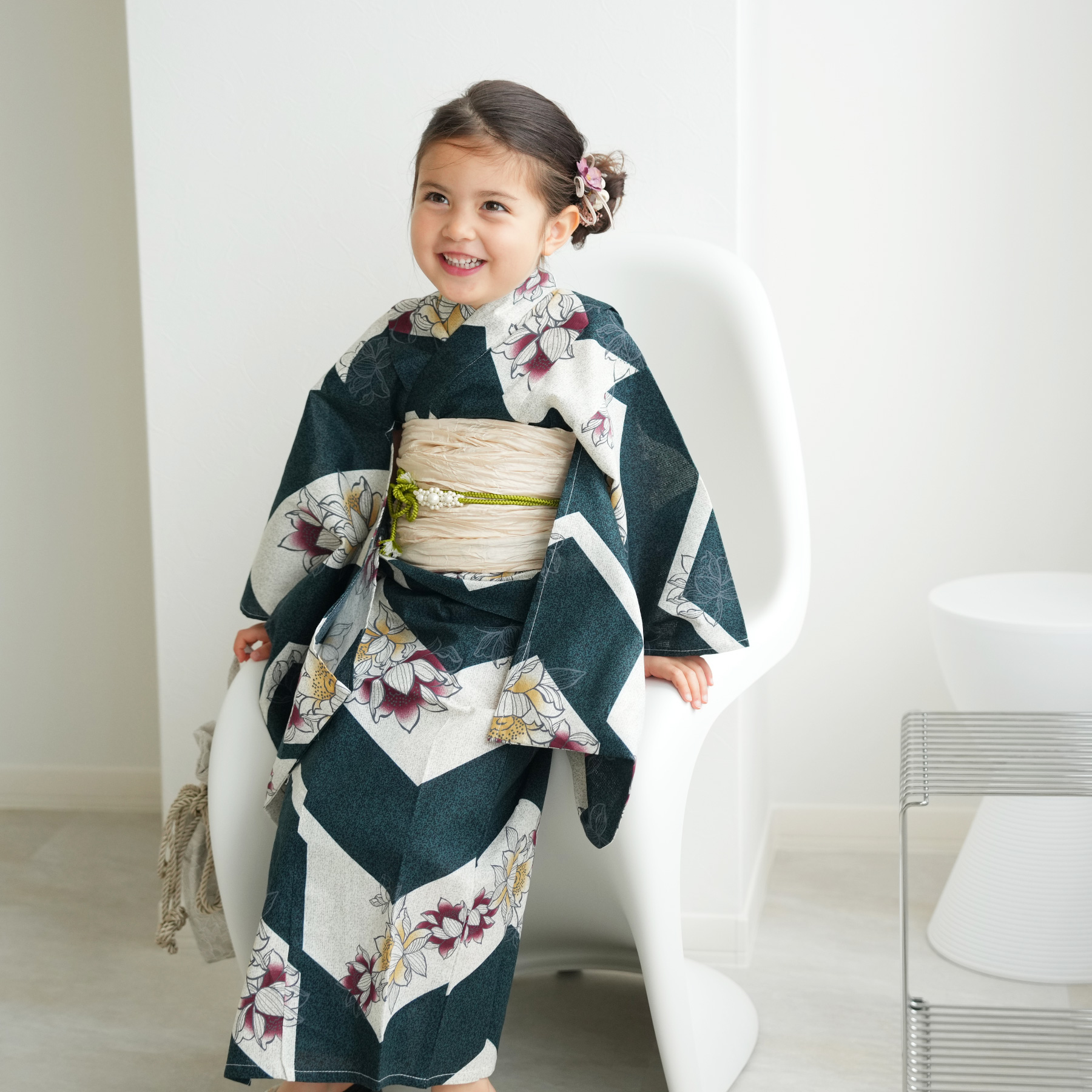 utatane 七五三 着物 5歳 男の子 購入 レトロ ジャガード