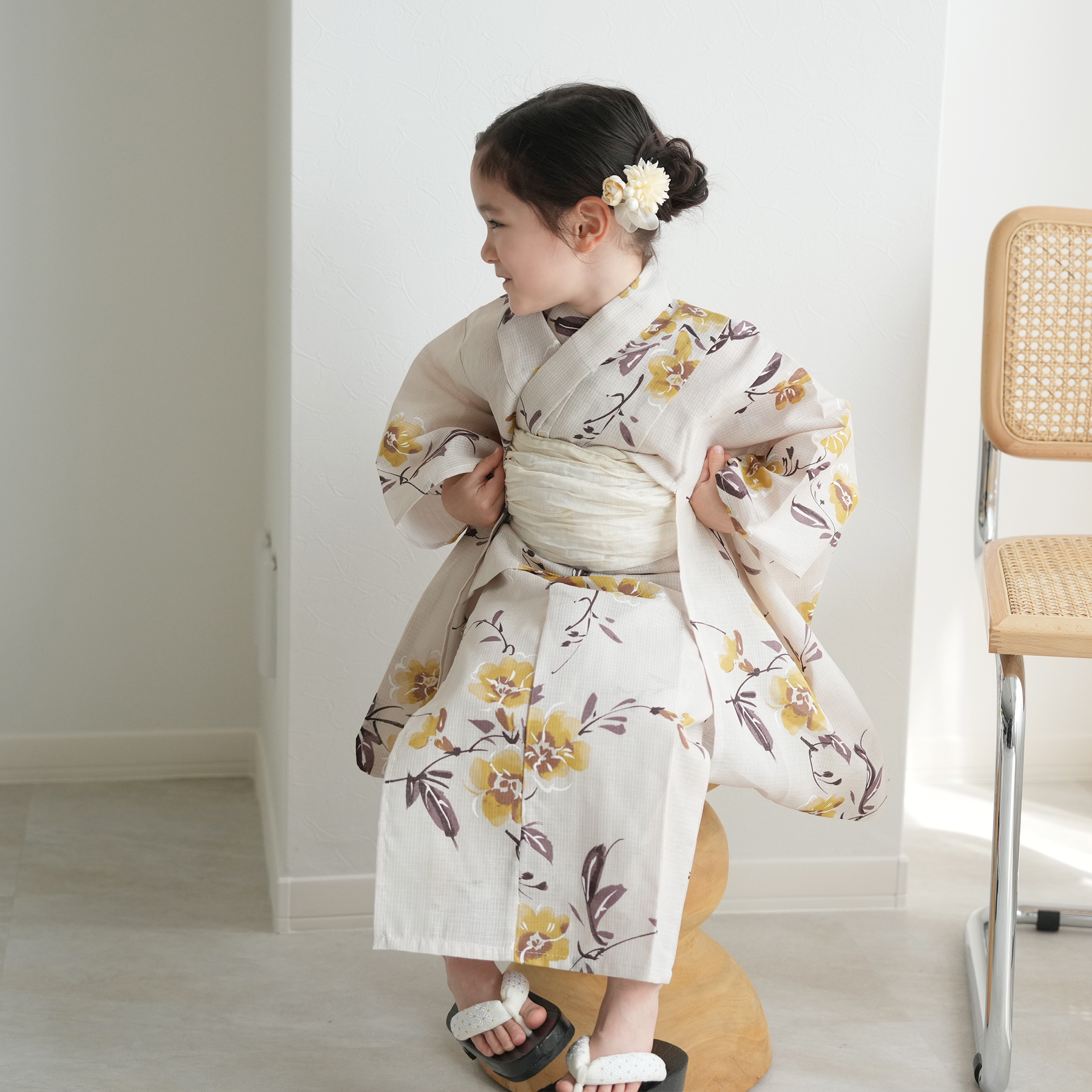 新品　ひよこ商店　高級変わり織　浴衣3点セット　くすみミントと薄桜の菊唐草 楽天市場】【ひよこ商店 高級変わり織 浴衣3点セット くすみ