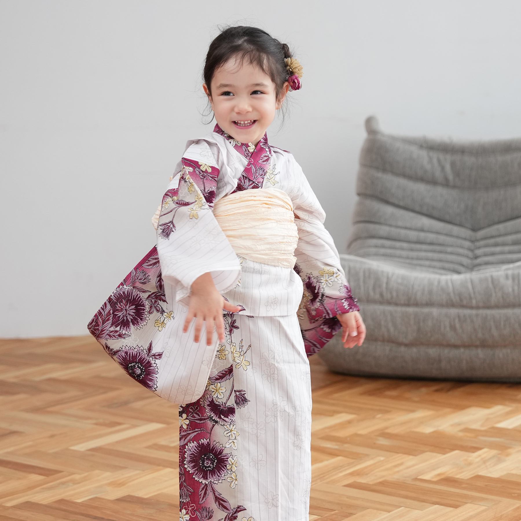 utatane　高級変わり織 子供浴衣 楽天市場】【50％OFF】【utatane kids 高級変わり織 子供浴衣3点
