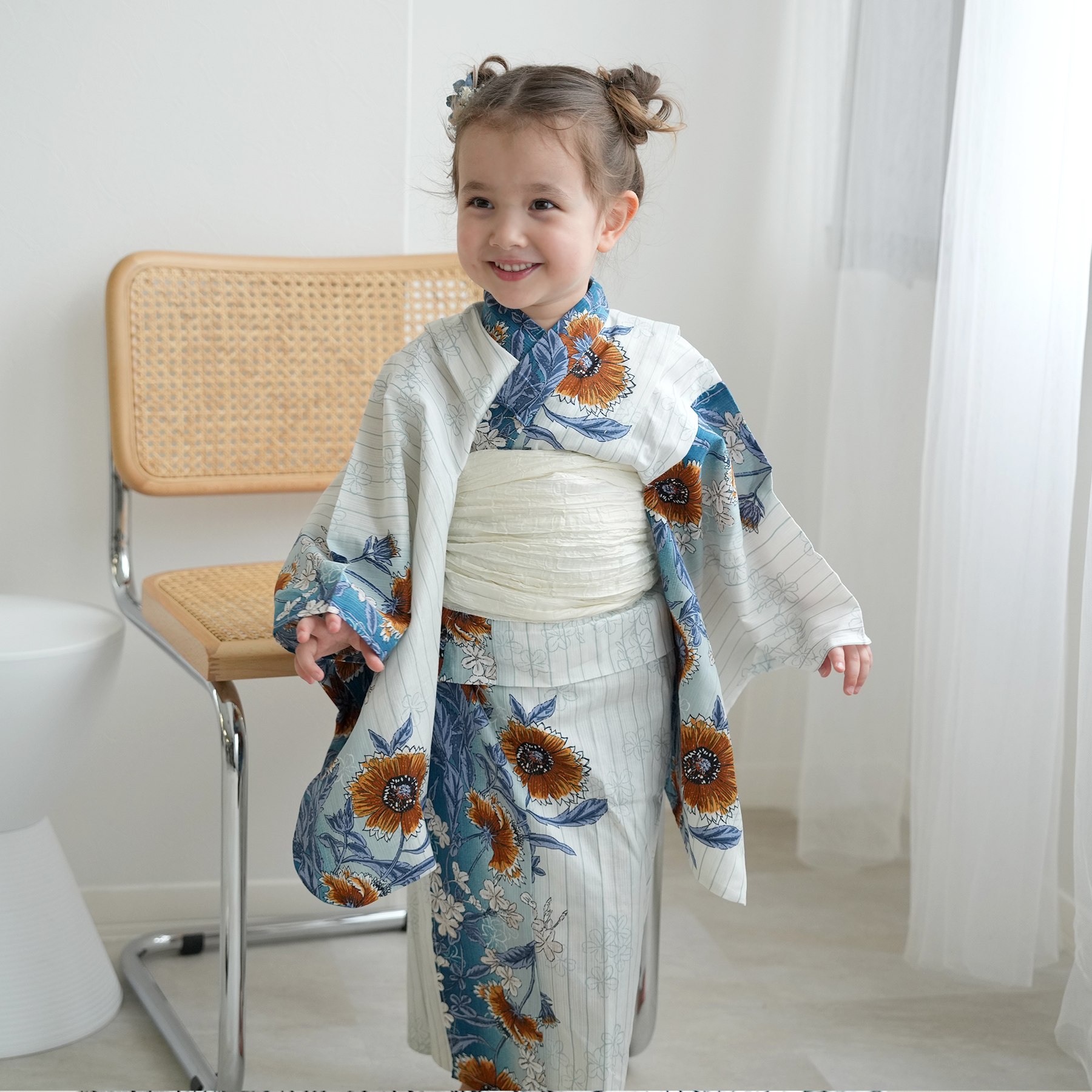 utatane　高級変わり織 子供浴衣 楽天市場】【50％OFF】【utatane kids 高級変わり織 子供浴衣3点