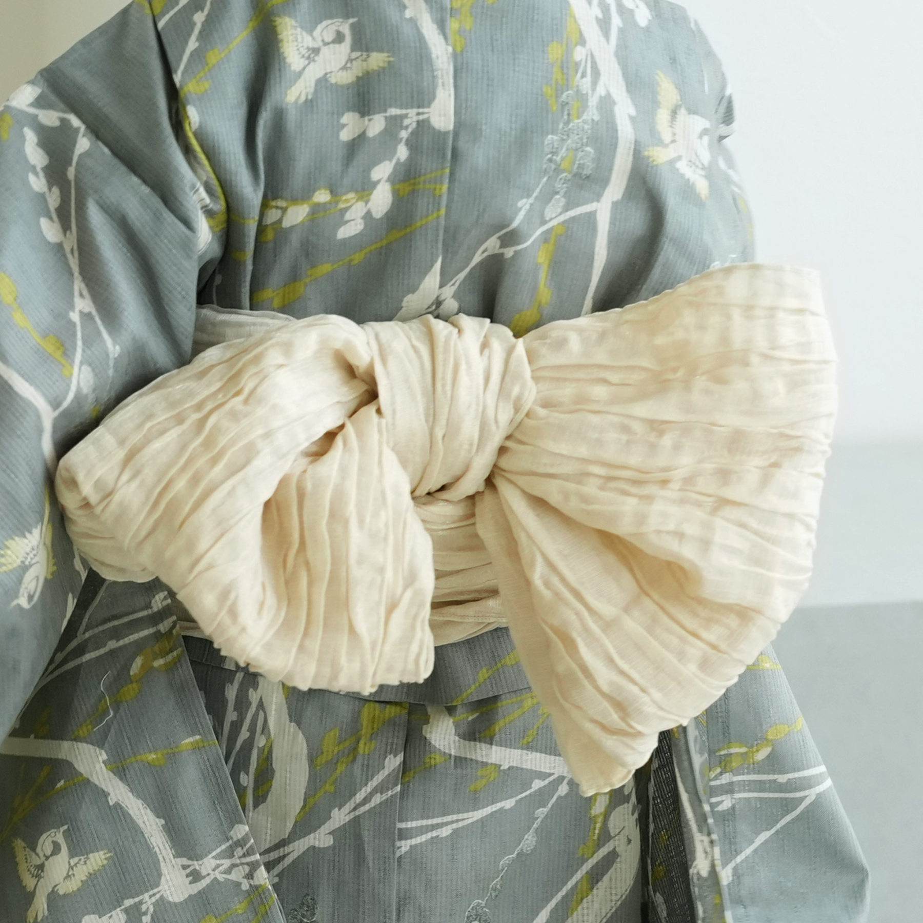 浴衣 子供 女の子 男の子 ひよこ商店 高級変わり織 子供浴衣3点セット
