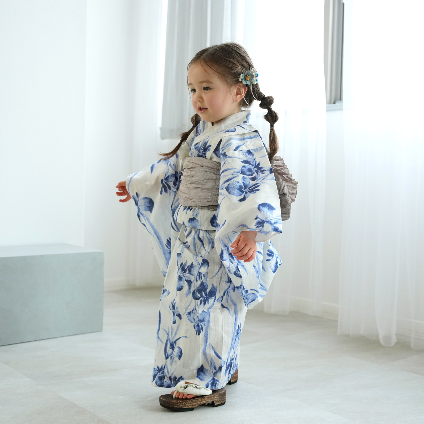 [utatane×Acka.]kids 鮫小紋...の詳細画像2