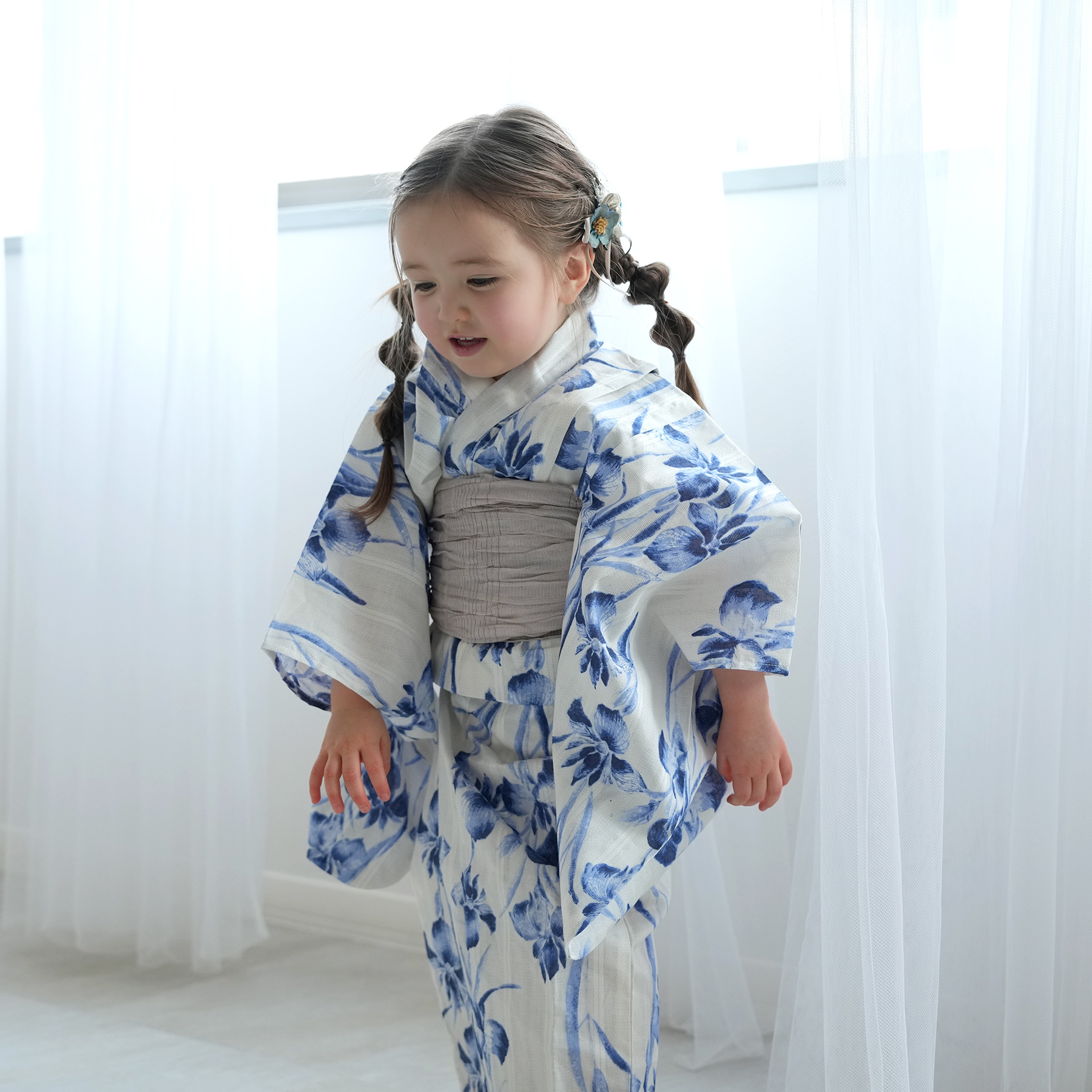 [utatane×Acka.]kids 鮫小紋...の詳細画像4