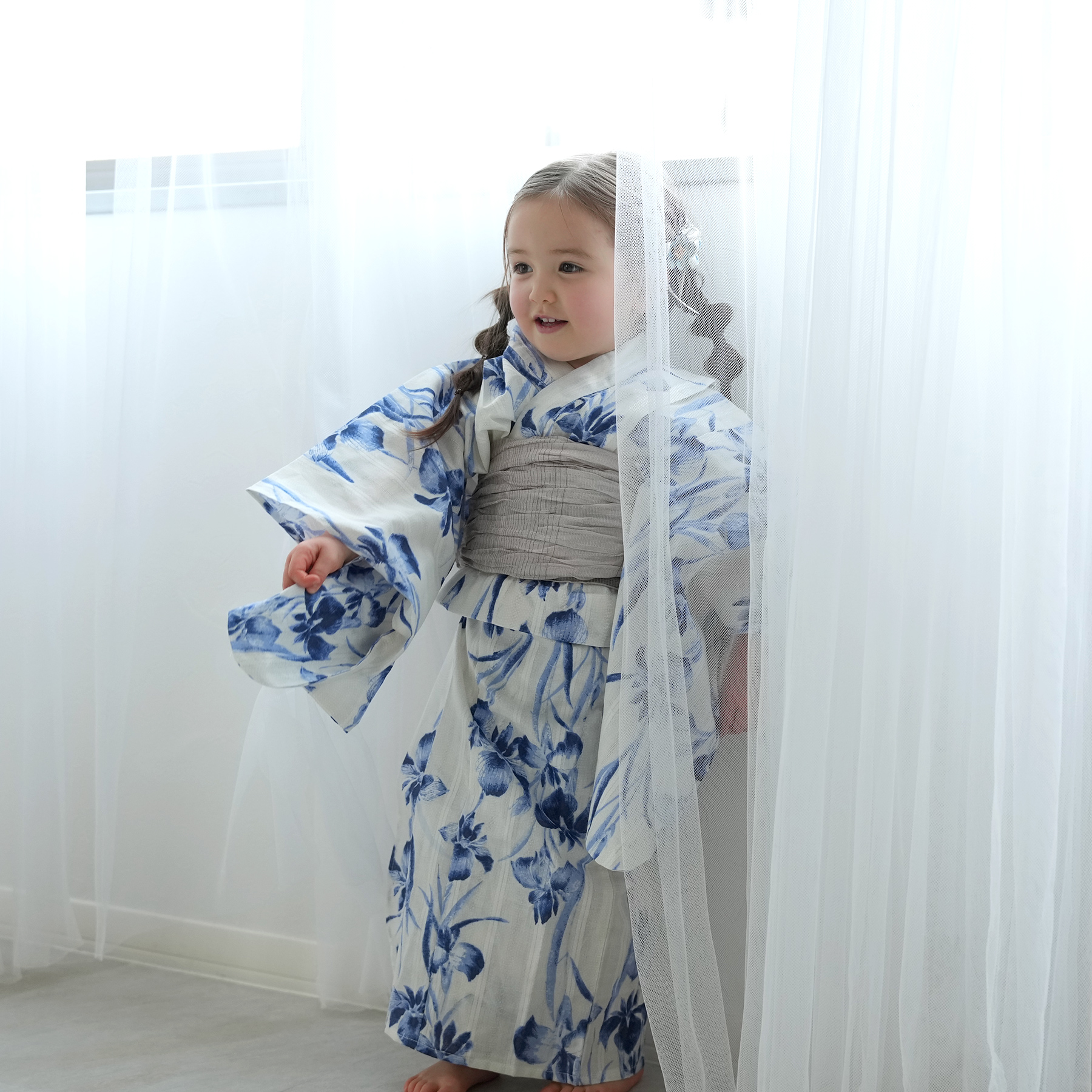 [utatane×Acka.]kids 鮫小紋...の詳細画像5