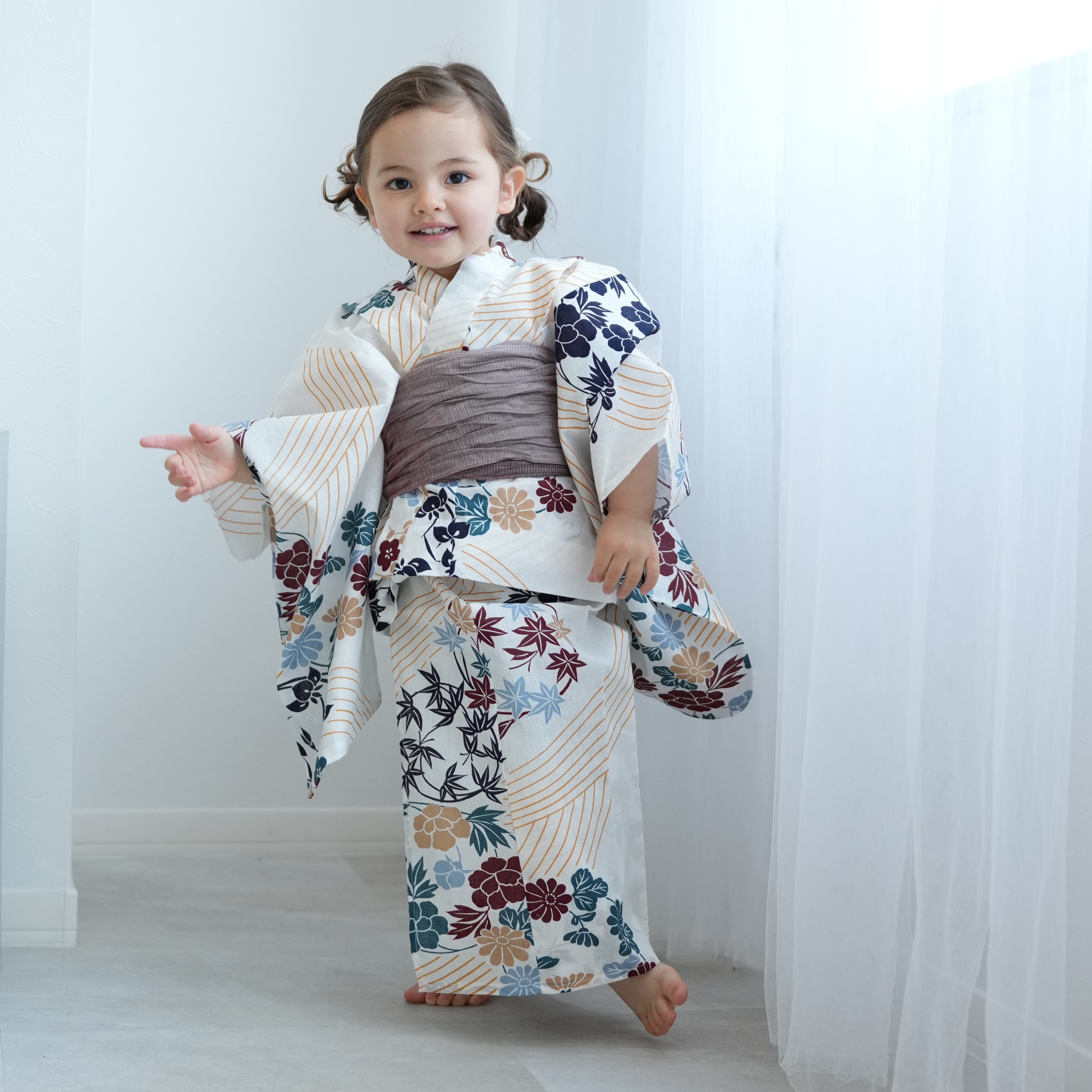 yammy★utatane 子供　浴衣　3点セット yammy様専用☆utatane 子供 浴衣 3点セット - メルカリ
