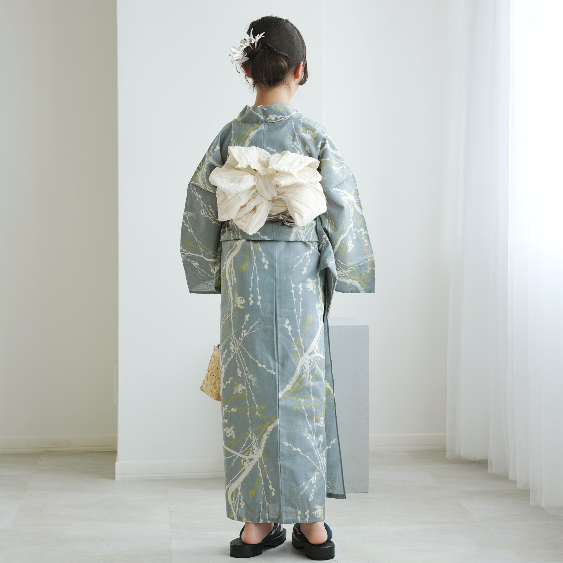 浴衣 子供 女の子 ひよこ商店 ジュニア 浴衣...の詳細画像4