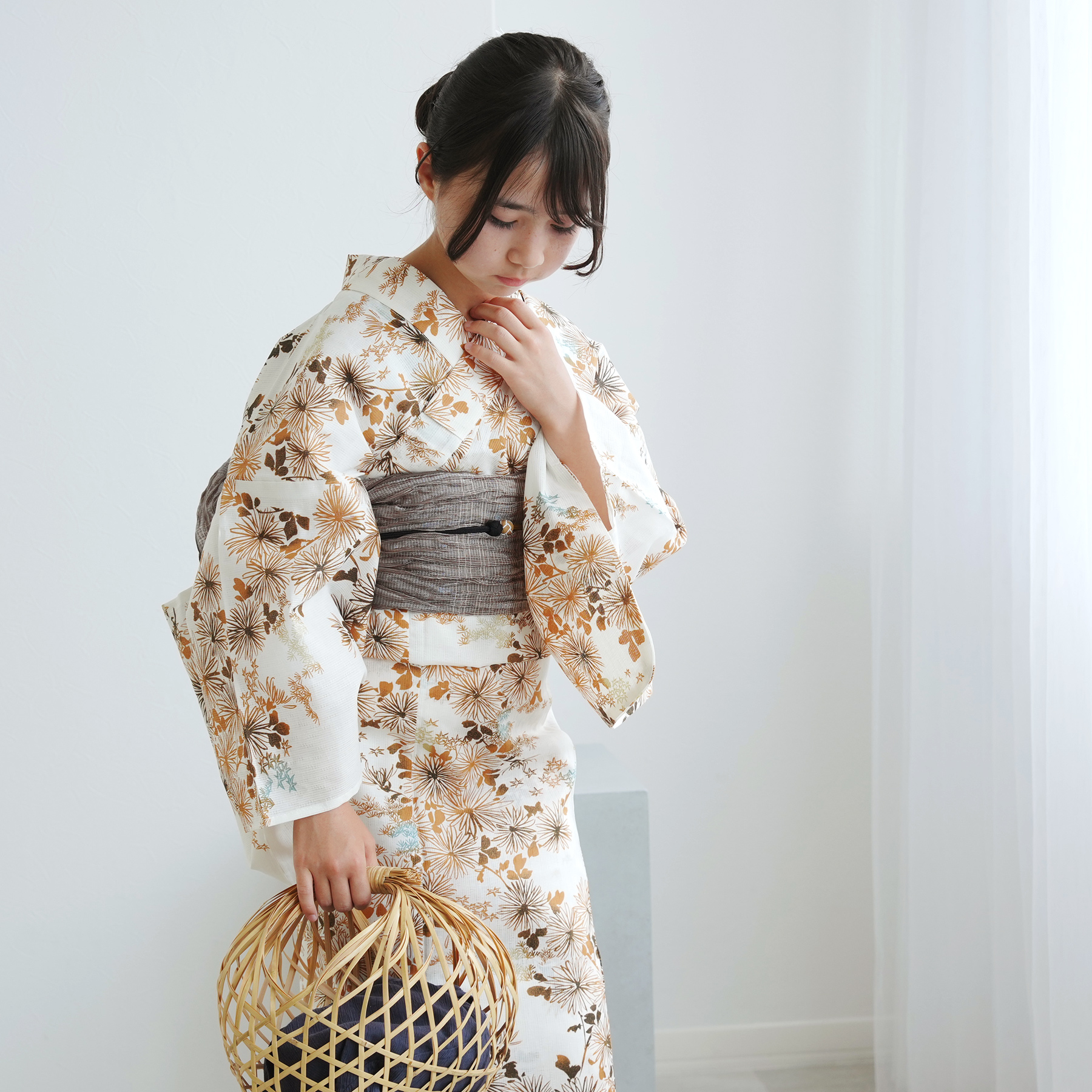 浴衣 子供 女の子 小学生 中学生 ひよこ商店...の詳細画像5