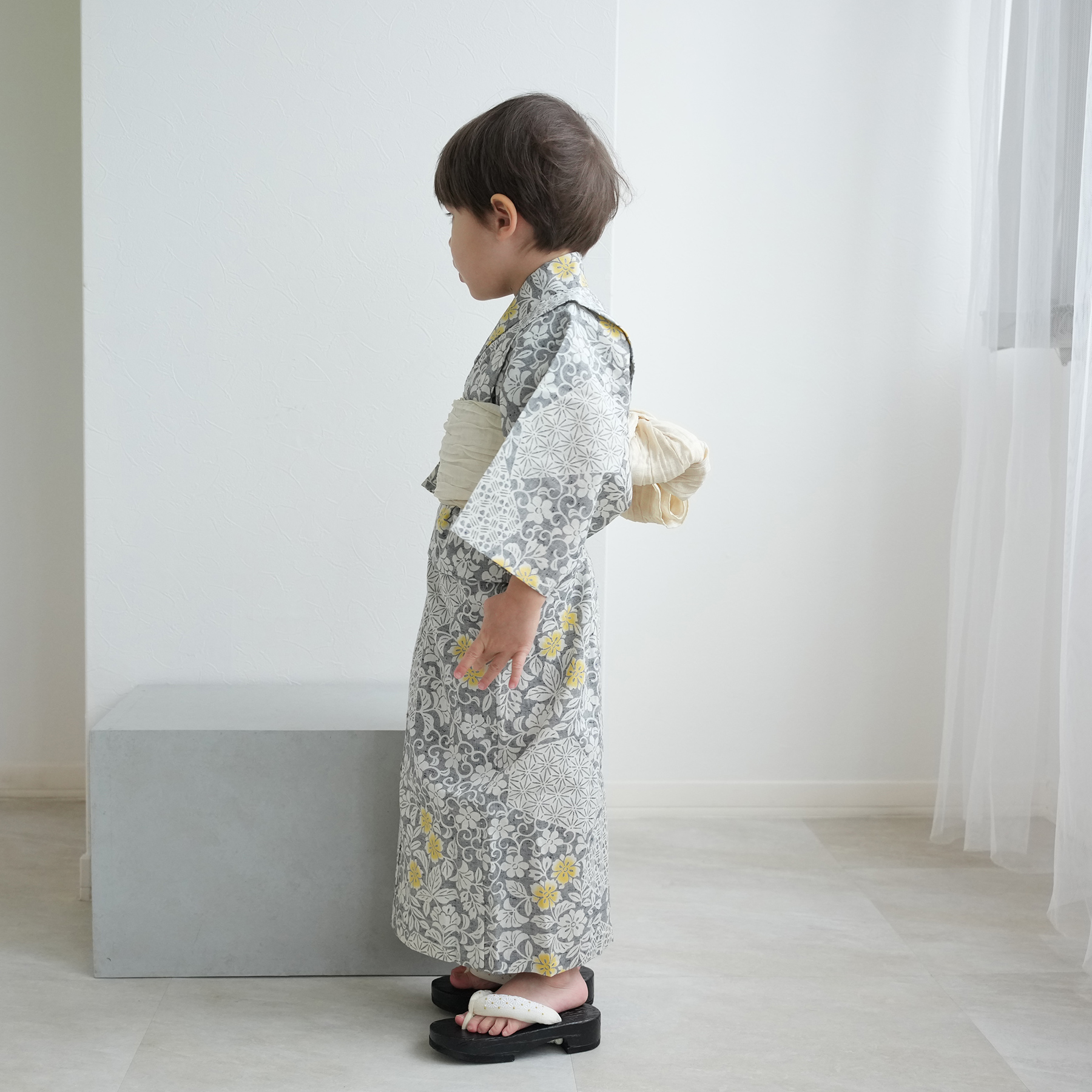utatane 浴衣 子供 男の子 utatane×注染工房 日本製小幅生地使用 子供