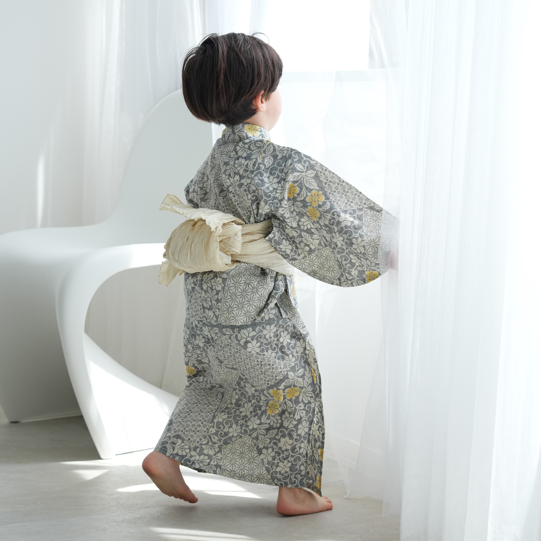 utatane 浴衣 子供 男の子 utatane×注染工房 kids 日本製小幅