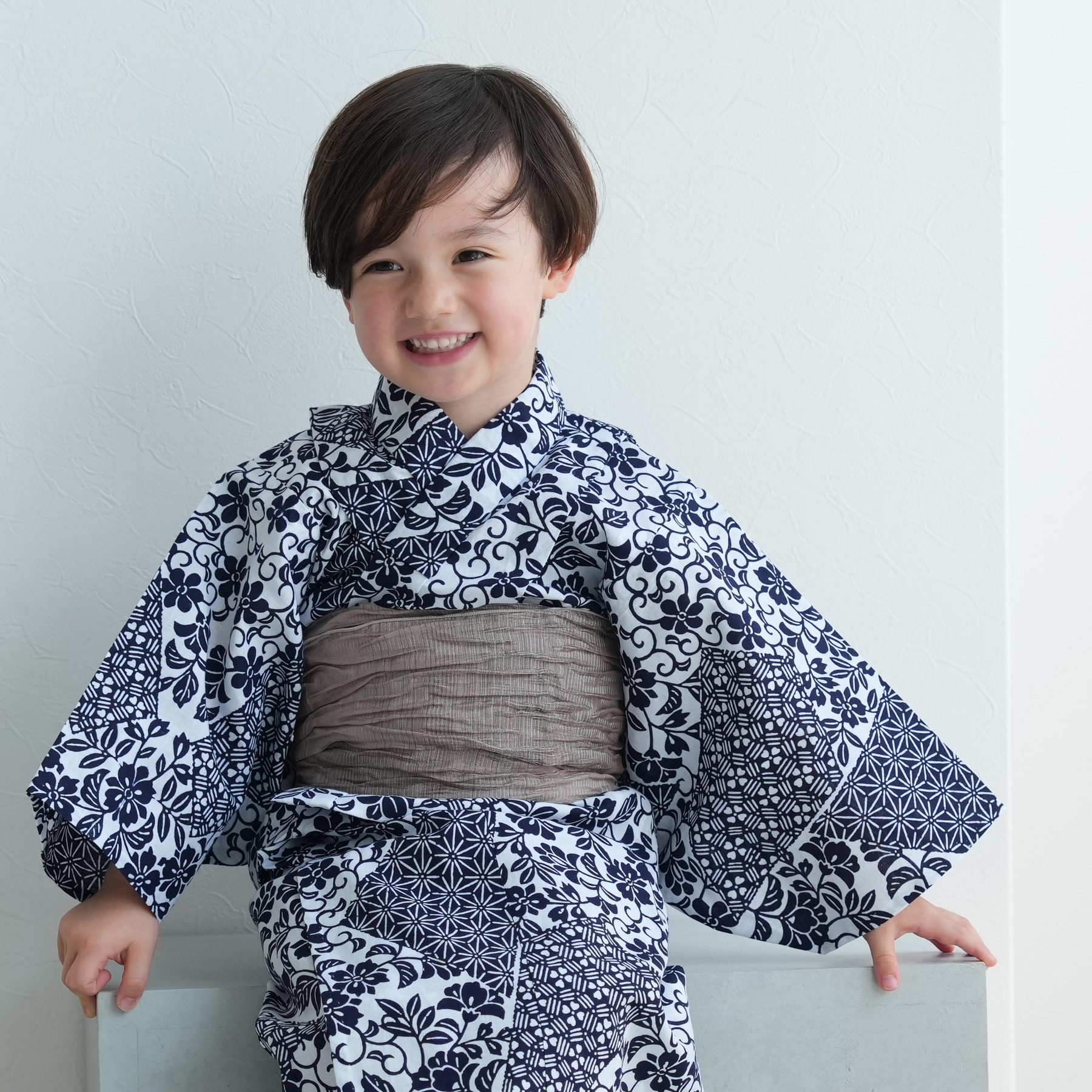 utatane×注染工房 kids  浴衣 110cm 楽天市場】【15％OFF】【utatane×注染工房 kids 日本製小幅生地