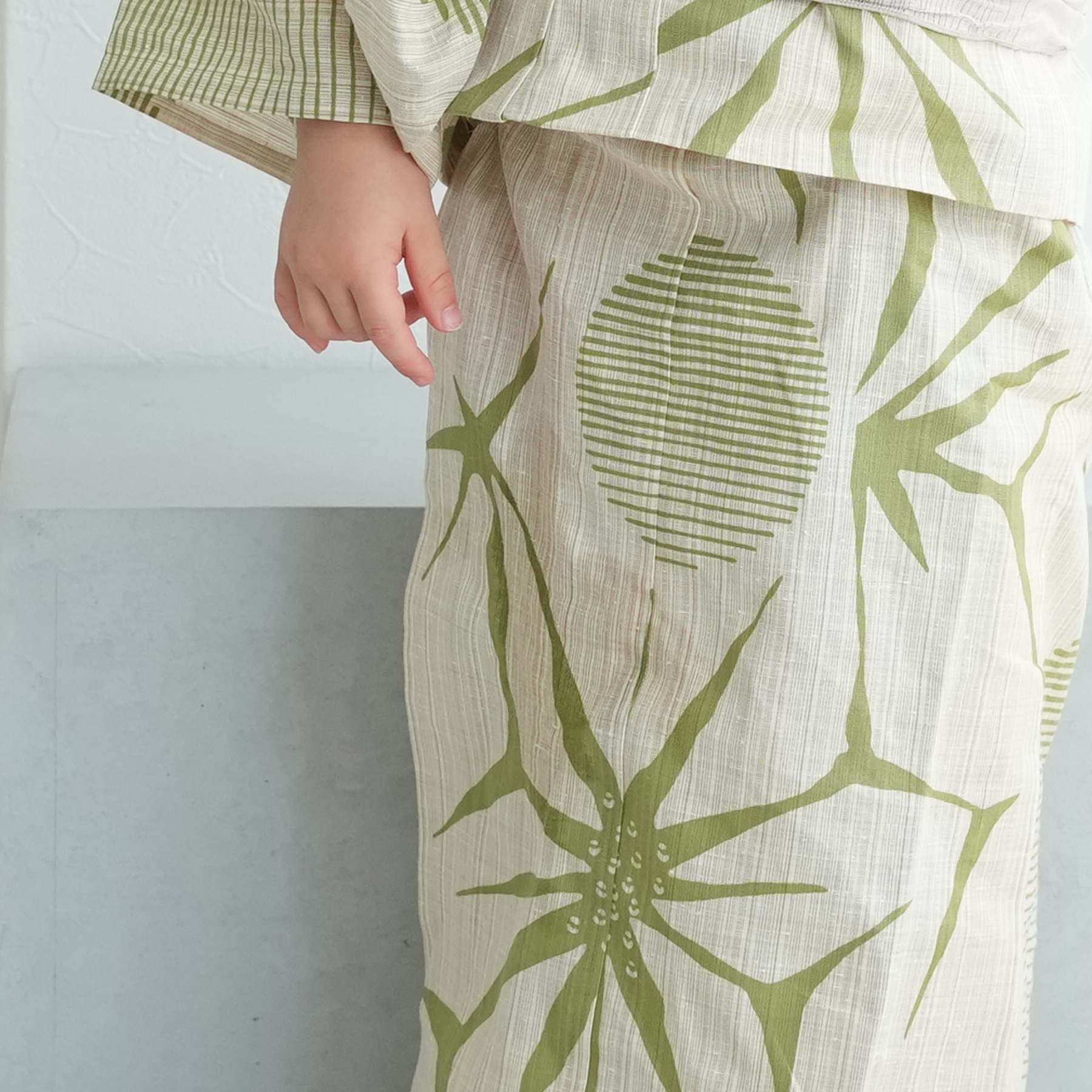 utatane 浴衣 子供 男の子 utatane×注染工房 kids 日本製小幅生地使用 