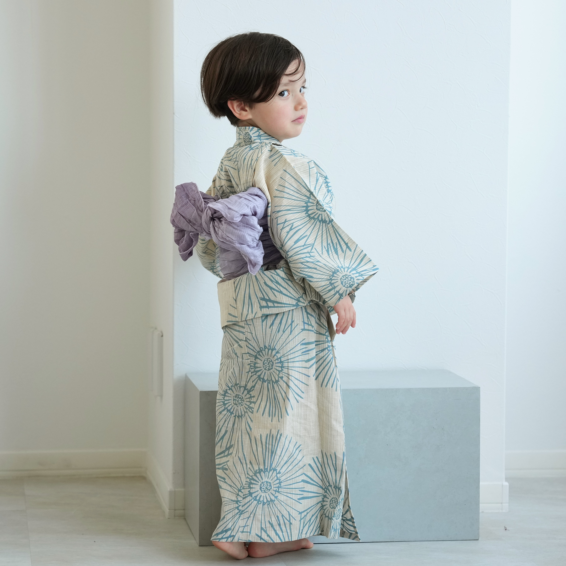 utatane 浴衣 子供 男の子 utatane×注染工房 kids 日本製小幅
