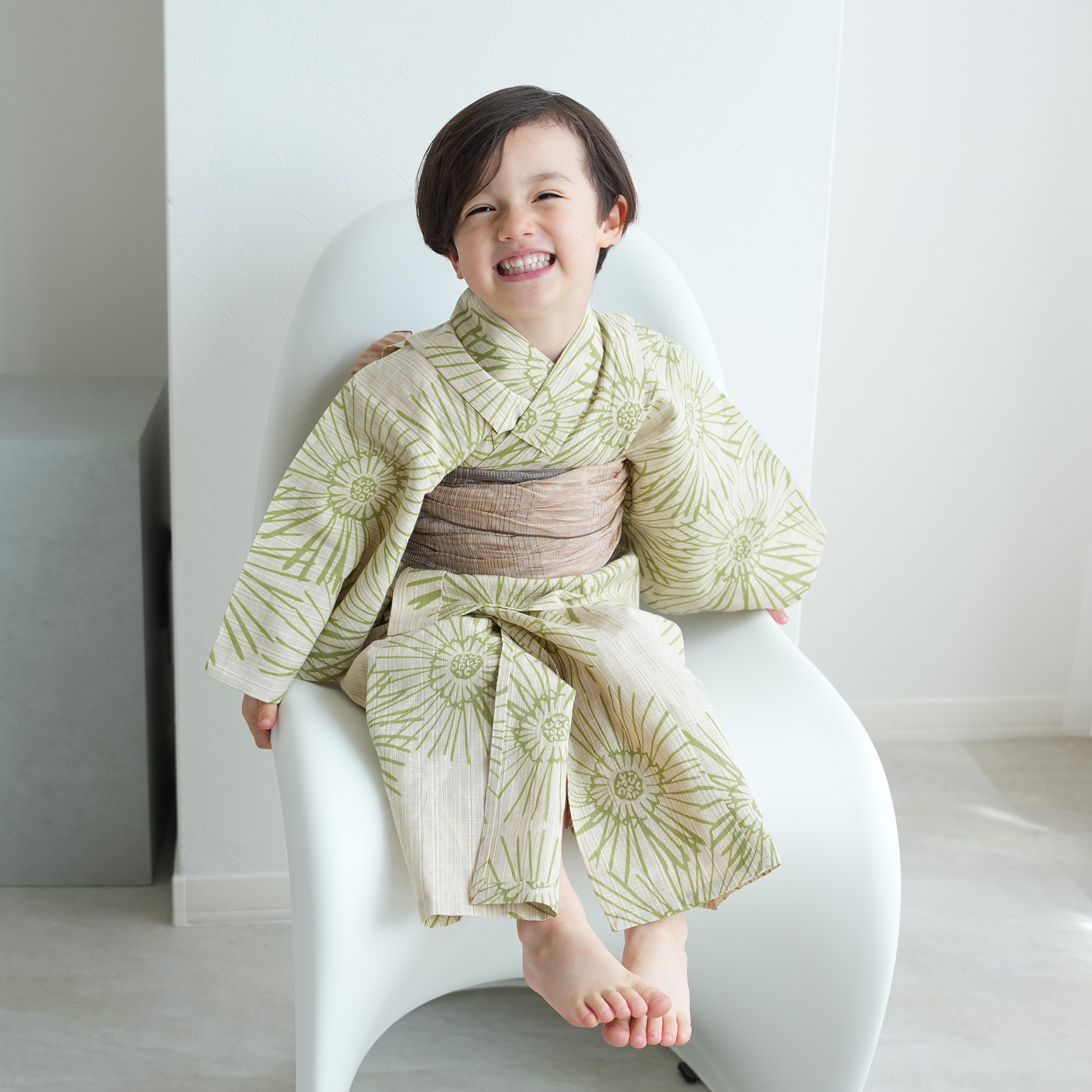 utatane 浴衣 子供 男の子 utatane×注染工房 kids 日本製小幅