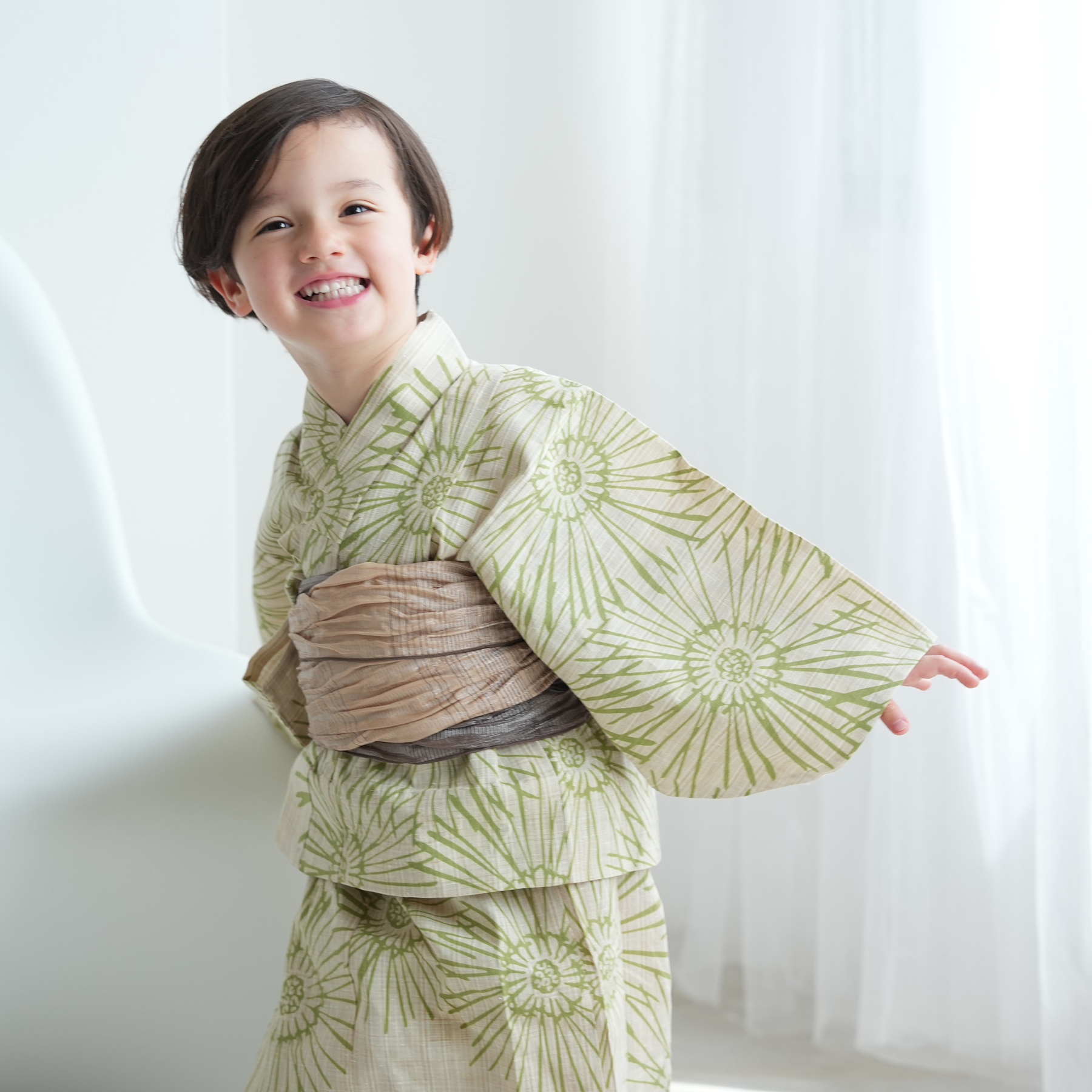 utatane 浴衣 子供 男の子 utatane×注染工房 kids 日本製小幅