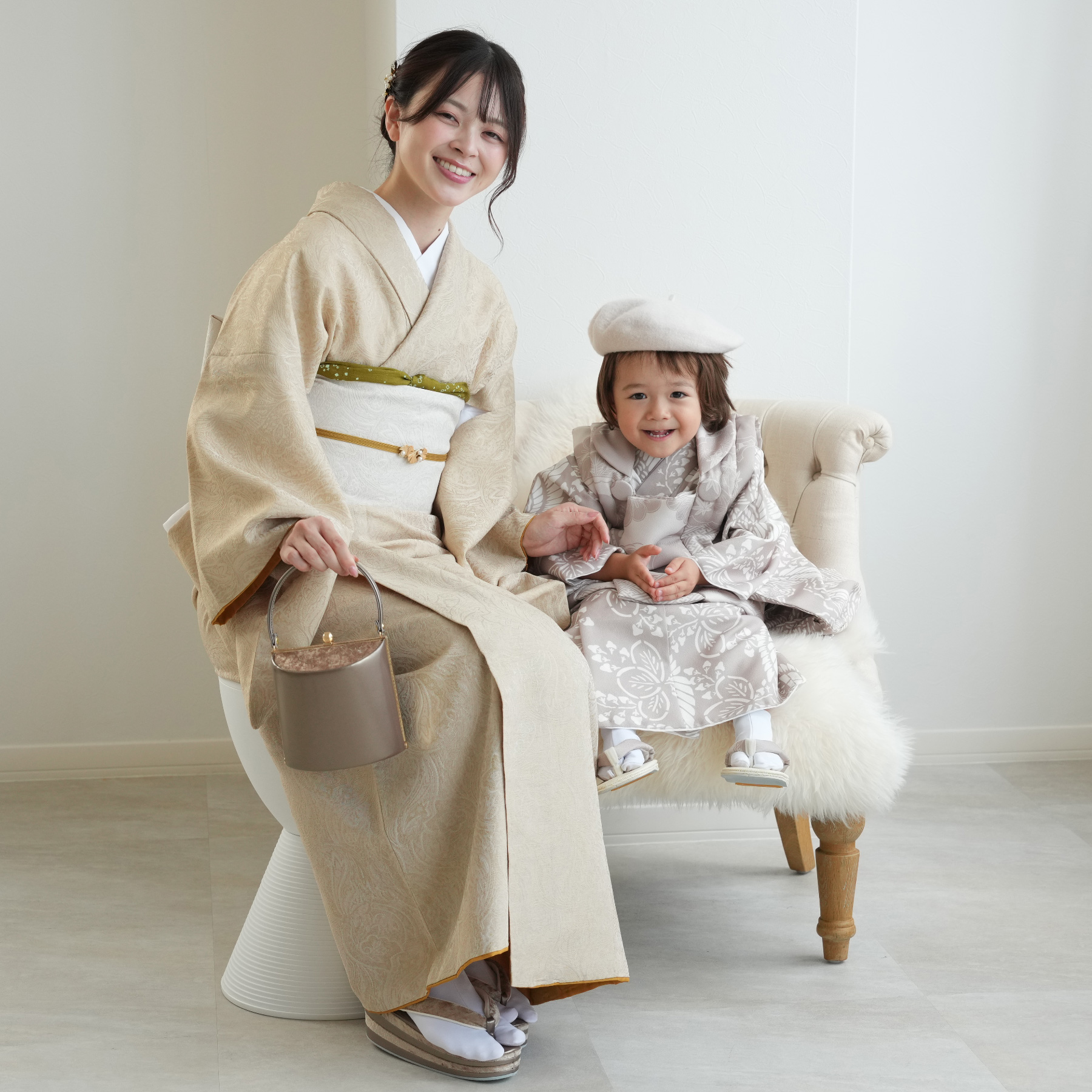 浴衣通販 utatane - 七五三 男の子3歳 被布コートフルセット