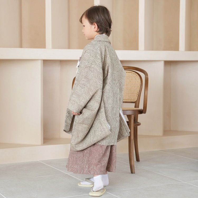 utatane 七五三 着物 5歳 男の子 購入 レトロ ジャガード