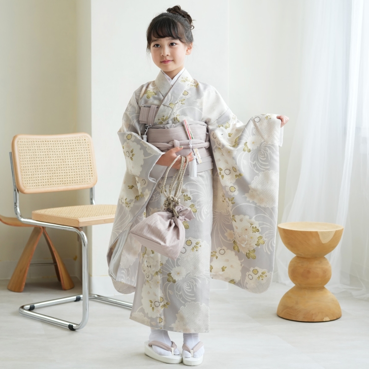 国内外の人気集結! 七五三 着物 7歳 ポリエステル ひよこ商店 四つ身
