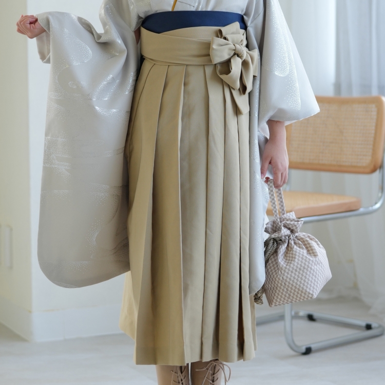 袴 小学生 女の子 ハーフ成人式 1/2成人式 袴75cm 10歳 袴＋着物＋