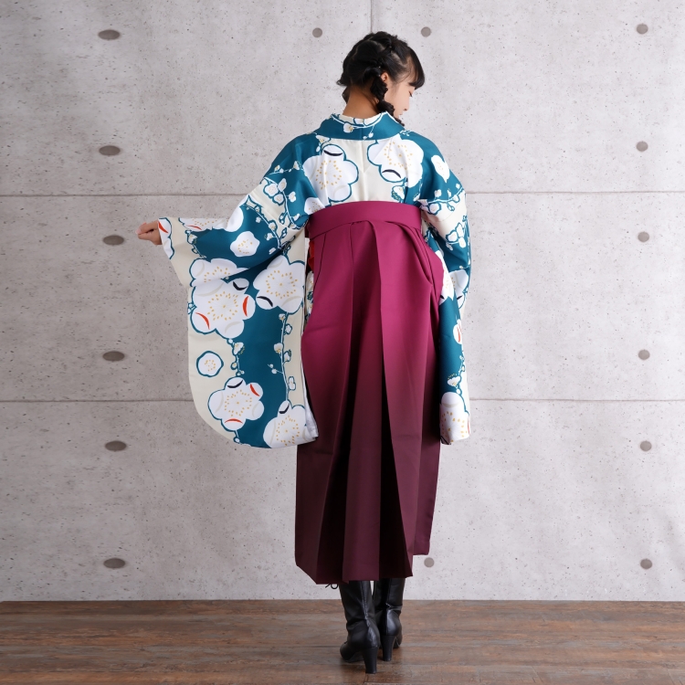 リサイクル着物 袴 2点セット 2尺袖着物 utatane 卒業式 販売 袴