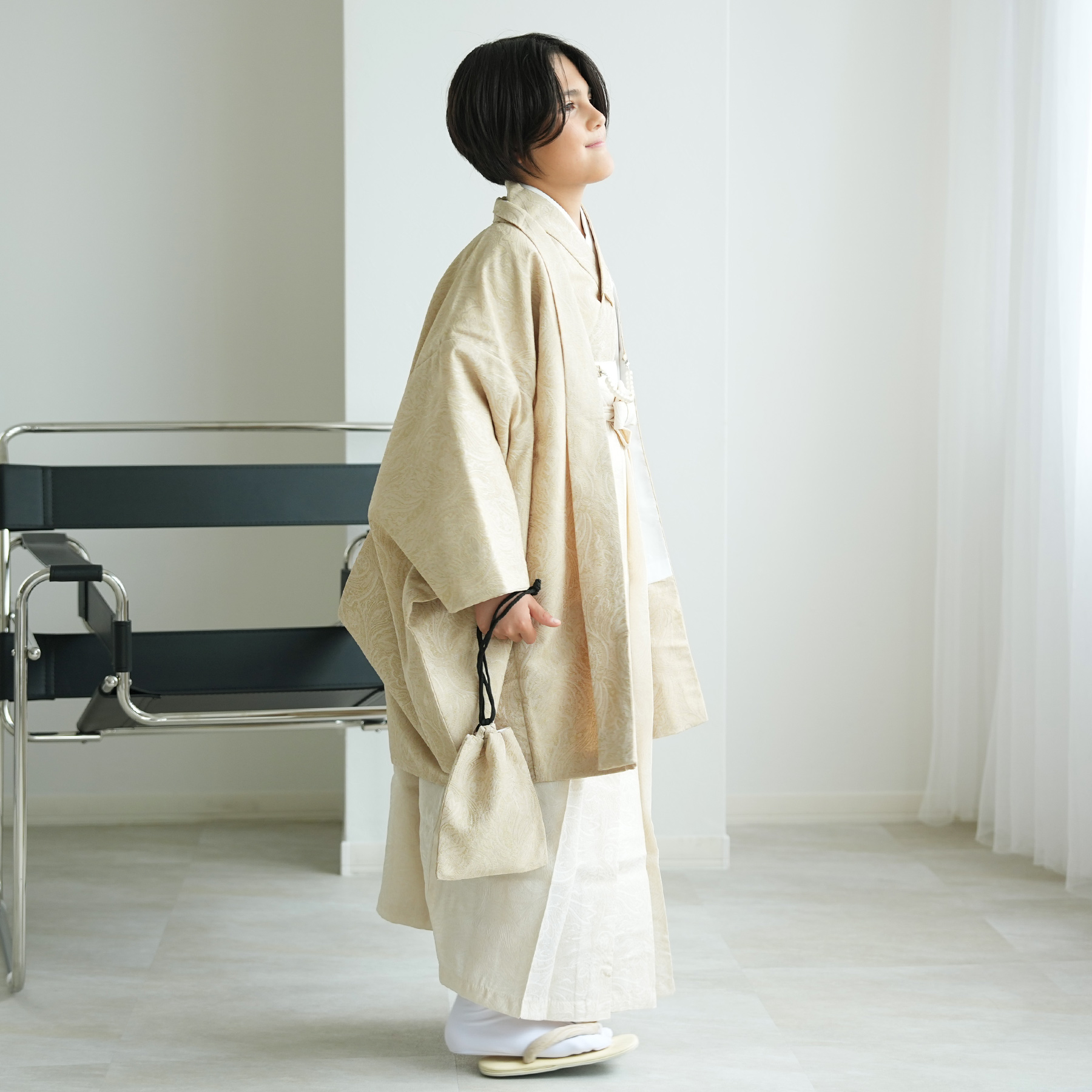 ハーフ成人式 袴 男の子 販売 utatane 10歳 袴セット ジャガード