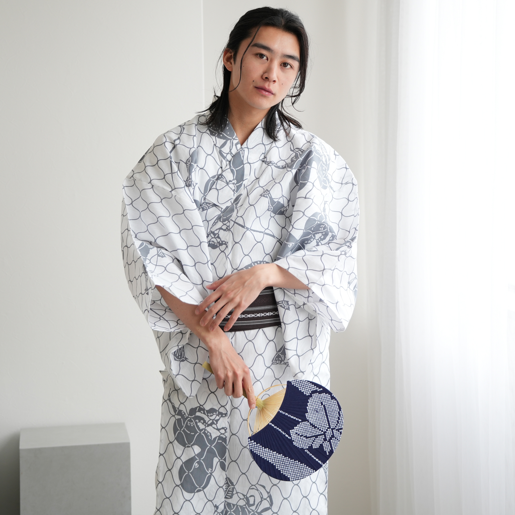 クリーニング済　utatane  浴衣＆帯セット　2023 浴衣・日傘の専門店 utatane［公式］オンラインショップ