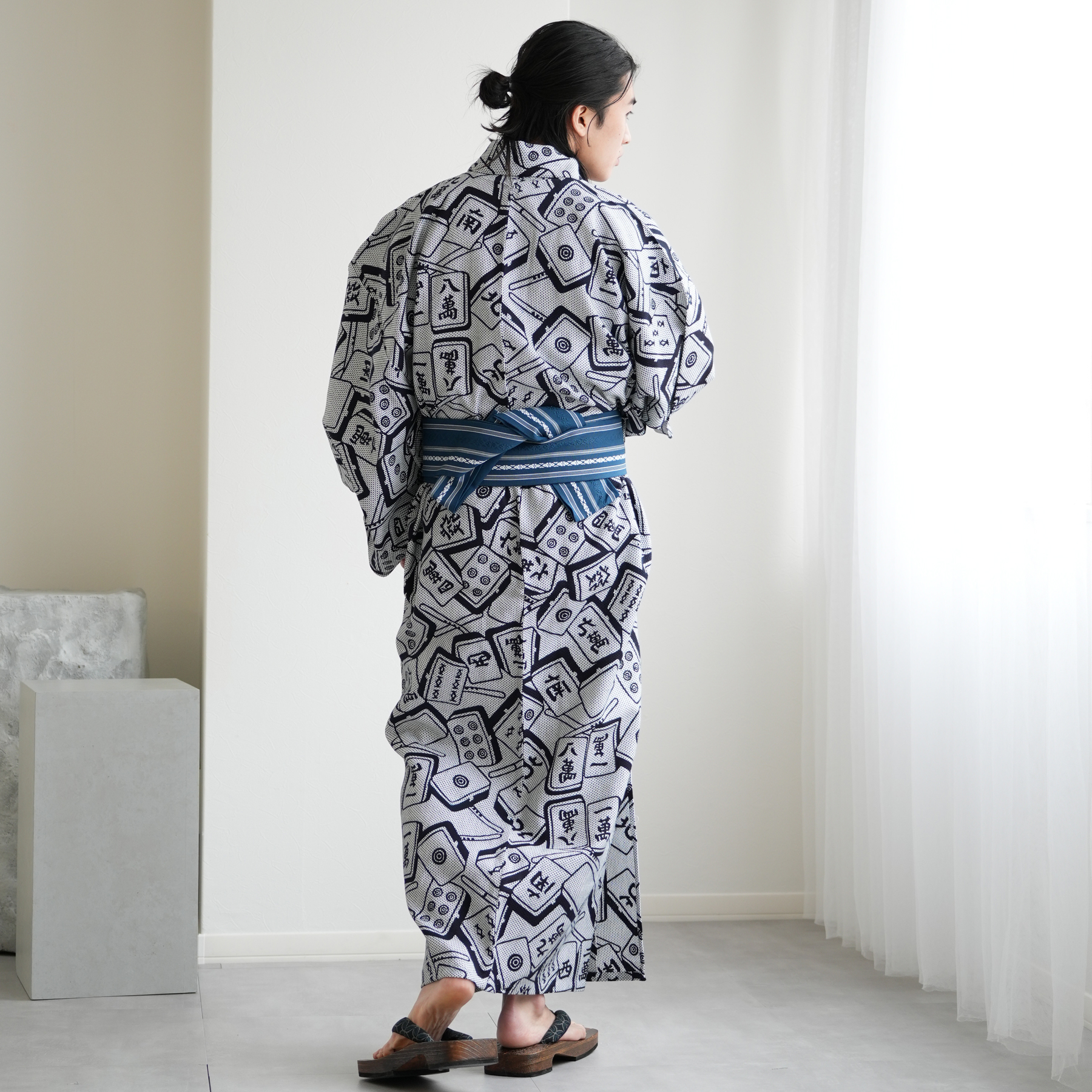utatane 浴衣 メンズ セット utatane×注染工房 浴衣3点セット
