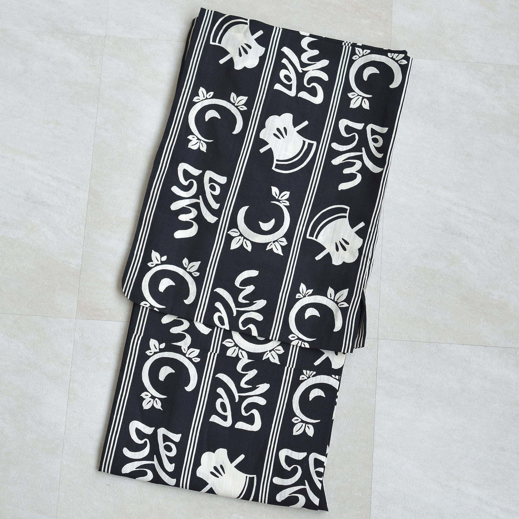 utatane 浴衣 メンズ セット utatane×注染工房 浴衣3点セット 斧琴菊