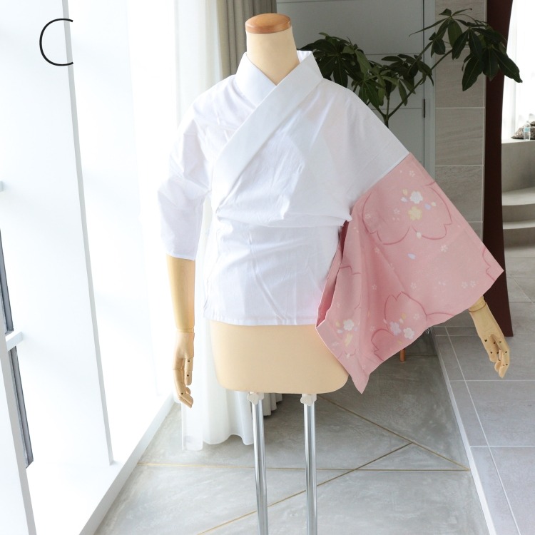 替え袖 女性 着物 襦袢用替え袖 花 ピンク 黄色 紫 替袖のみ 襦袢