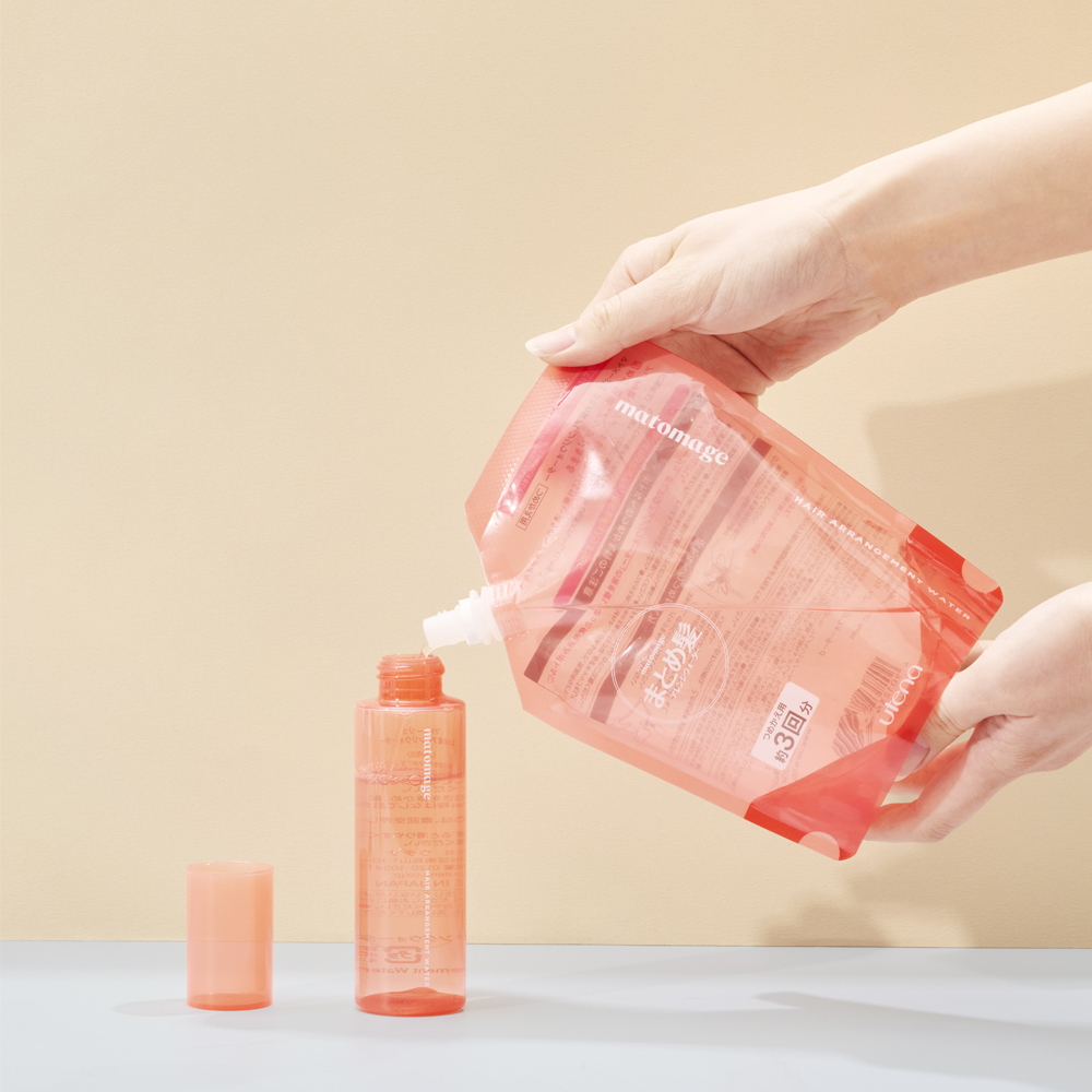 【ウテナ公式】マトメージュ まとめ髪ウォーター アレンジウォーター つめかえ用 ヘアスタイリングウォーター スプレー ミスト 詰め替え 大容量 utena | matomage | 01