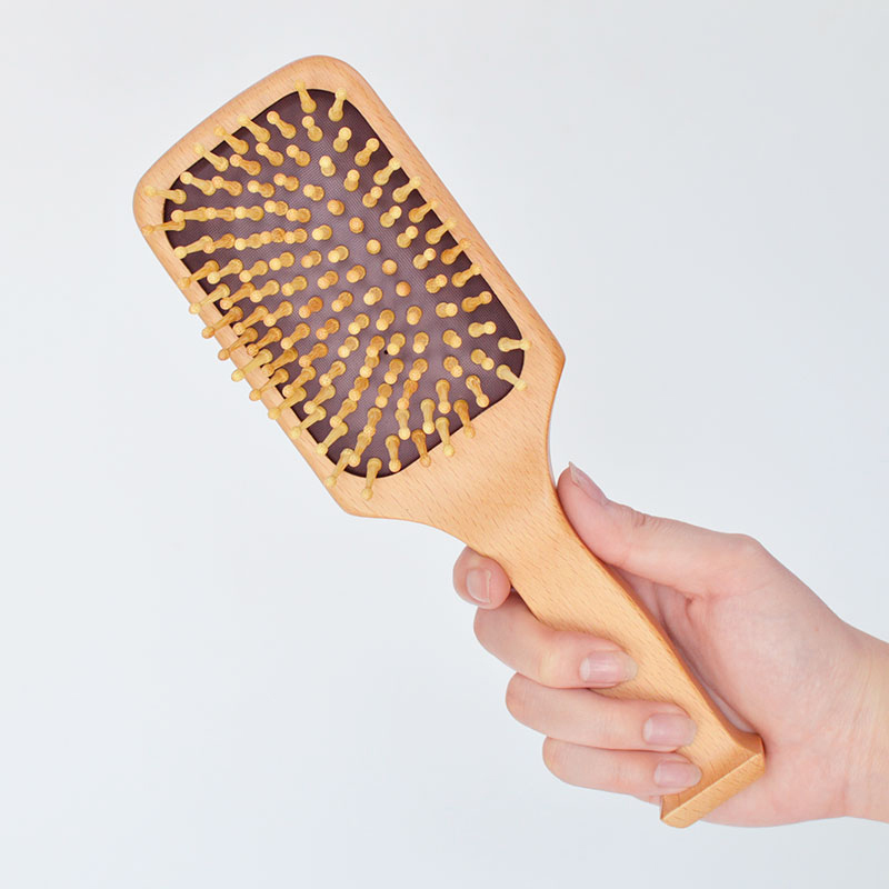 サンエア 竹ピンブラシ グッド楽ブラシ ヘアーブラシ 頭皮マッサージ