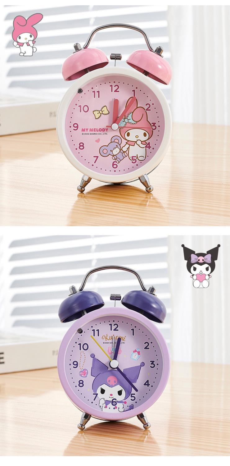 クロミちゃん マイメロ シナモン クロミ キティ アラーム 目覚まし時計