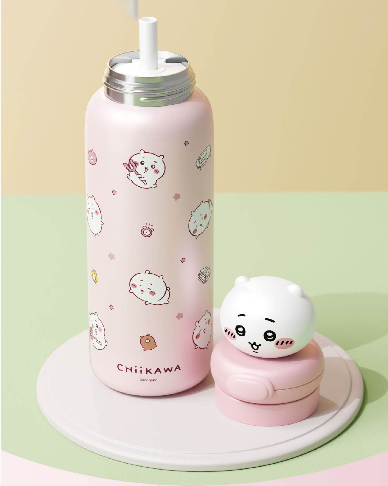 ちいかわ 水筒 ステンレスボトル ウサギ ハチワレ 550ml 子供用