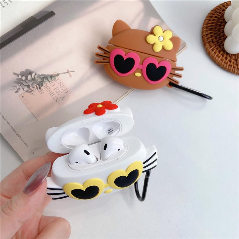 キティちゃん AirPods pro2 ケースカバー メガネ キティ かわいい