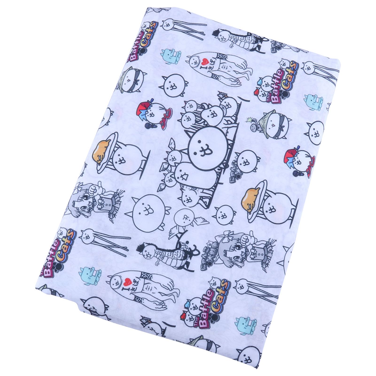 にゃんこ大戦争 生地 布 DIY 裁縫 手芸素材 10種柄 50*140cm 猫