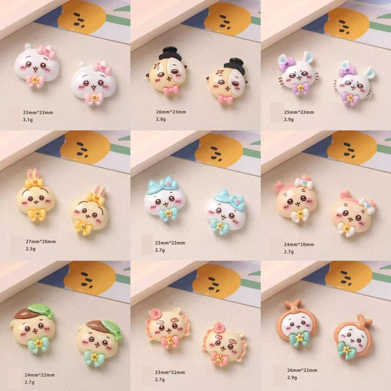 ちいかわ 可愛いデコ素材 モモンガ 古本屋 キャラクター 樹脂 レジン