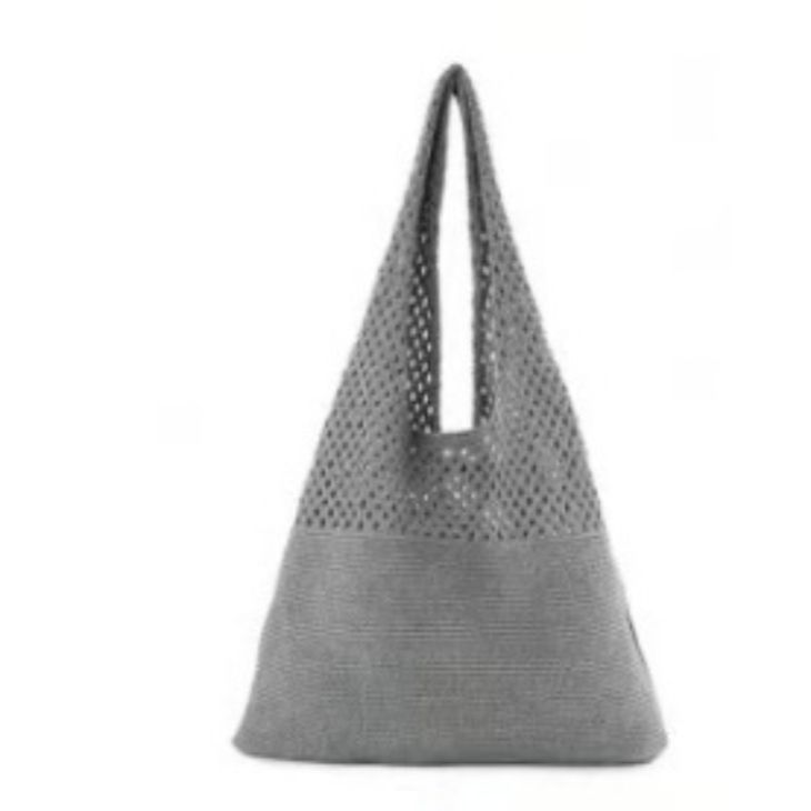 最終値下げ】かぎ編みバッグ ニットバッグ トートバッグ 肩掛け 軽量