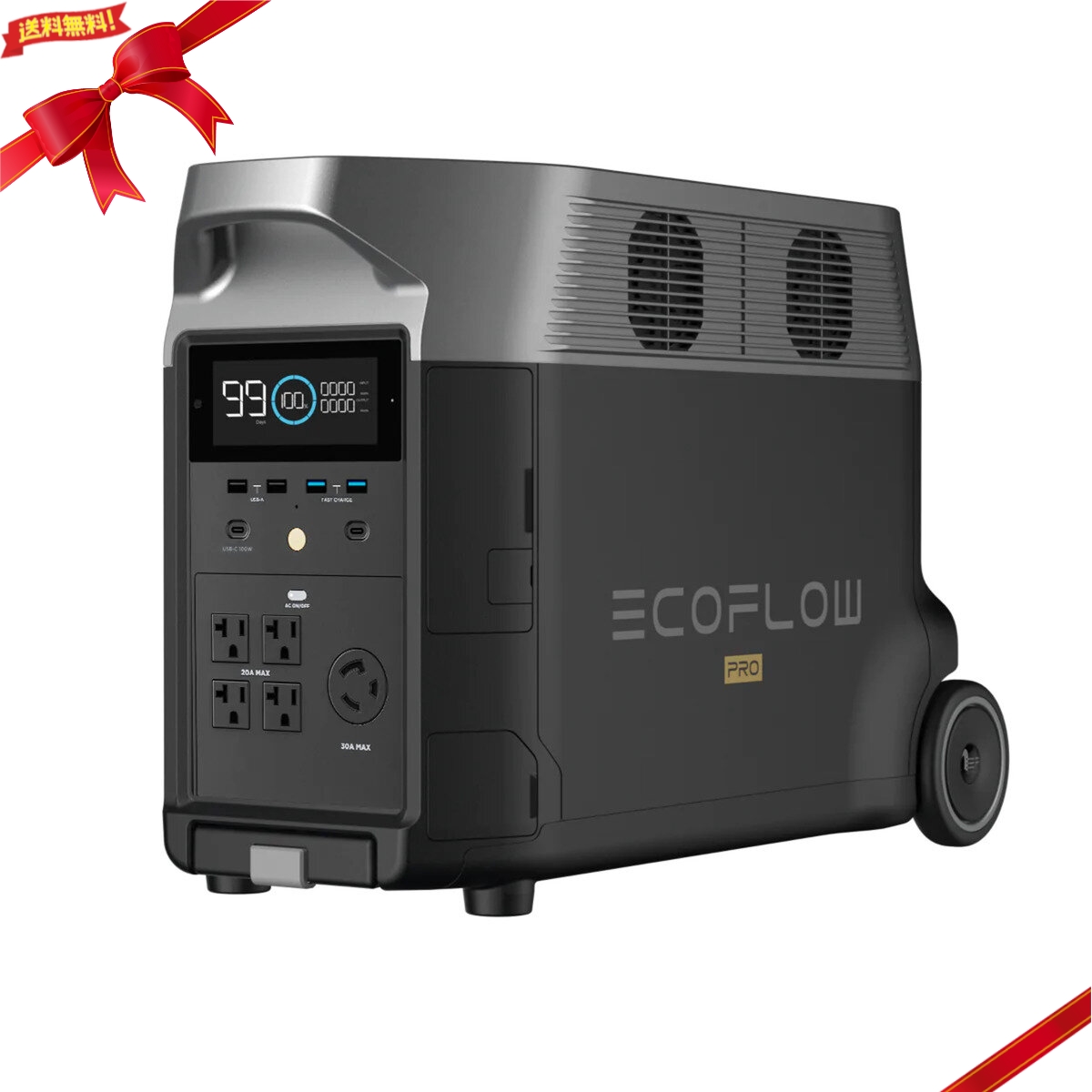 EcoFlow 大容量ポータブル電源 DELTA PRO コストコオリジナルセット 