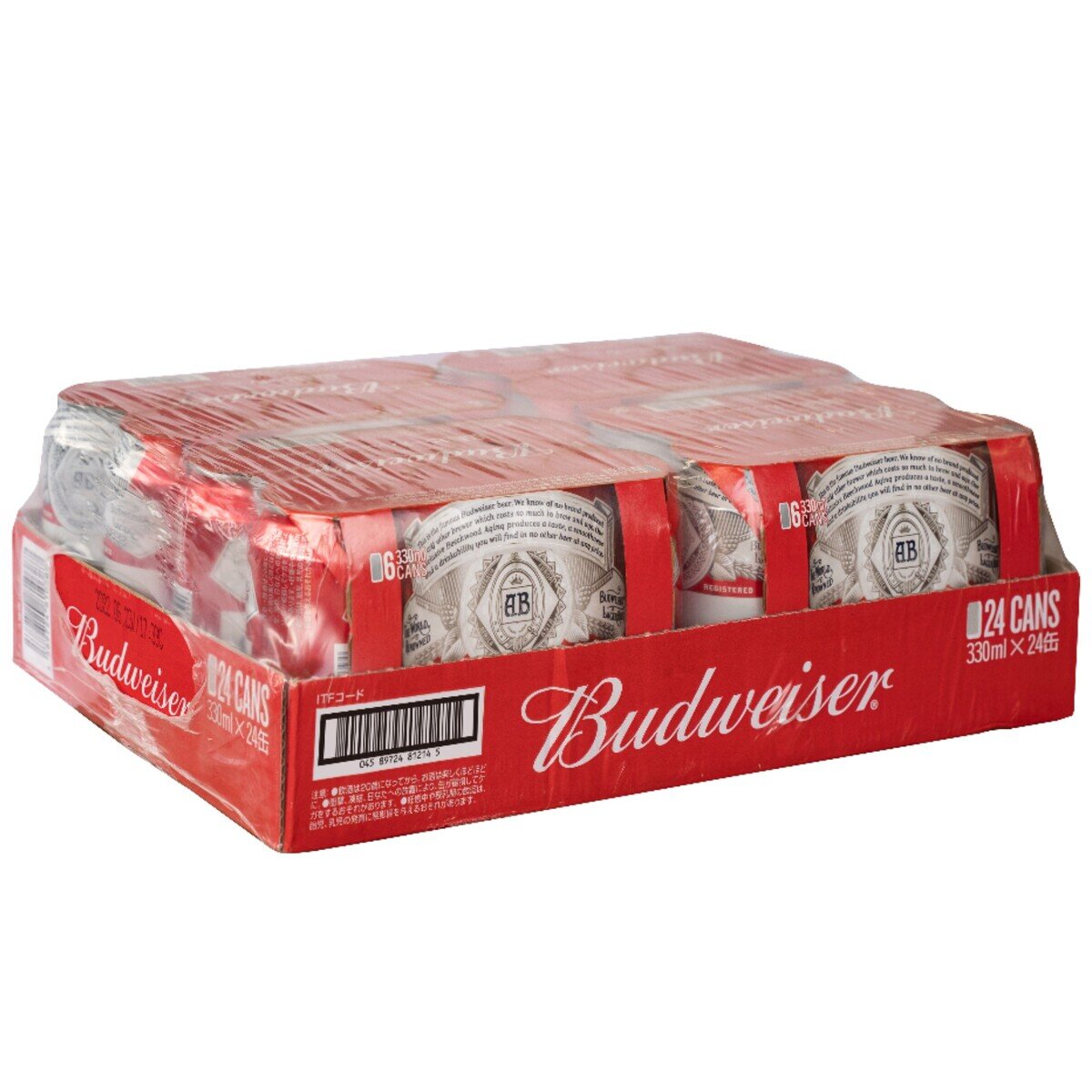 送料込み！　バドワイザー　budweiser 330ml×69 缶ビール Amazon.co.jp: 【ケース販売】バドワイザー ラガービール 缶 24