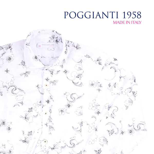 POGGIANTI 1958 （ポジャンティ 1958） 長袖シャツ SOLAIA 20980 | 