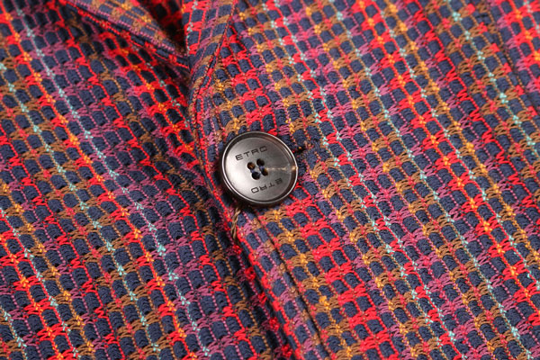 ETRO（エトロ） ジャケット 1N101 レッドxマルチカラー XL 26155 【S26157】の画像