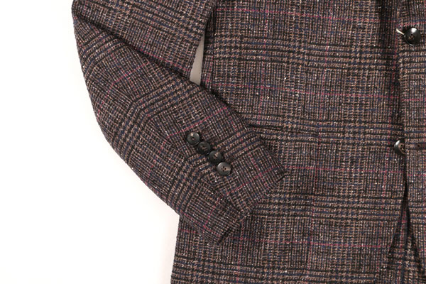 LARDINI（ラルディーニ） ジャケット IM534AE ブラウンxマルチカラー 46 26280 【W26280】の画像